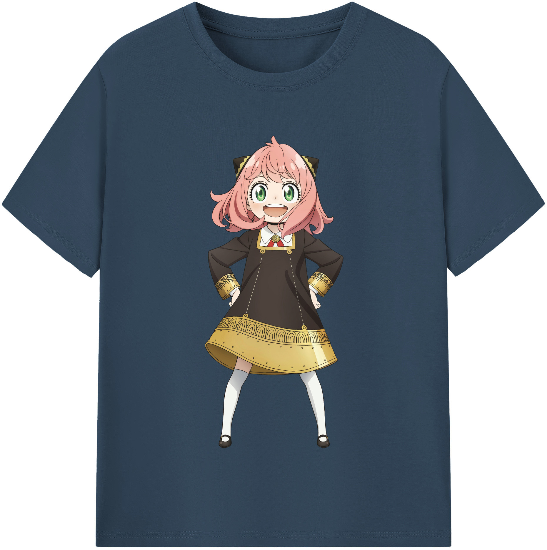 （画像用） SPY×FAMILY间谍家家酒 レディースカジュアルプリントTシャツ（綿100％）