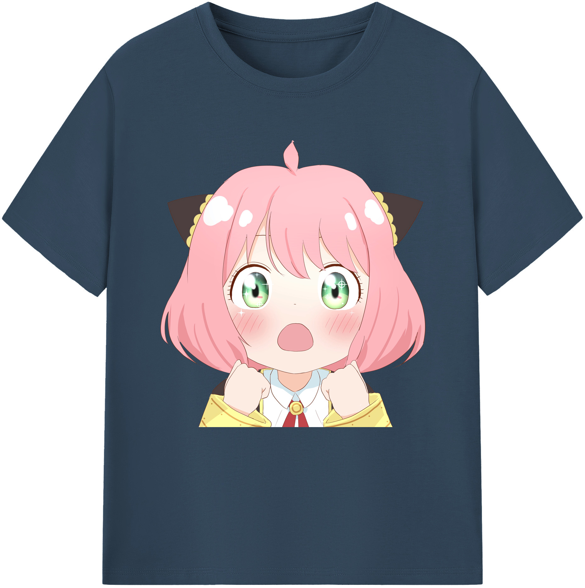 （画像用） SPY×FAMILY间谍家家酒 レディースカジュアルプリントTシャツ（綿100％）