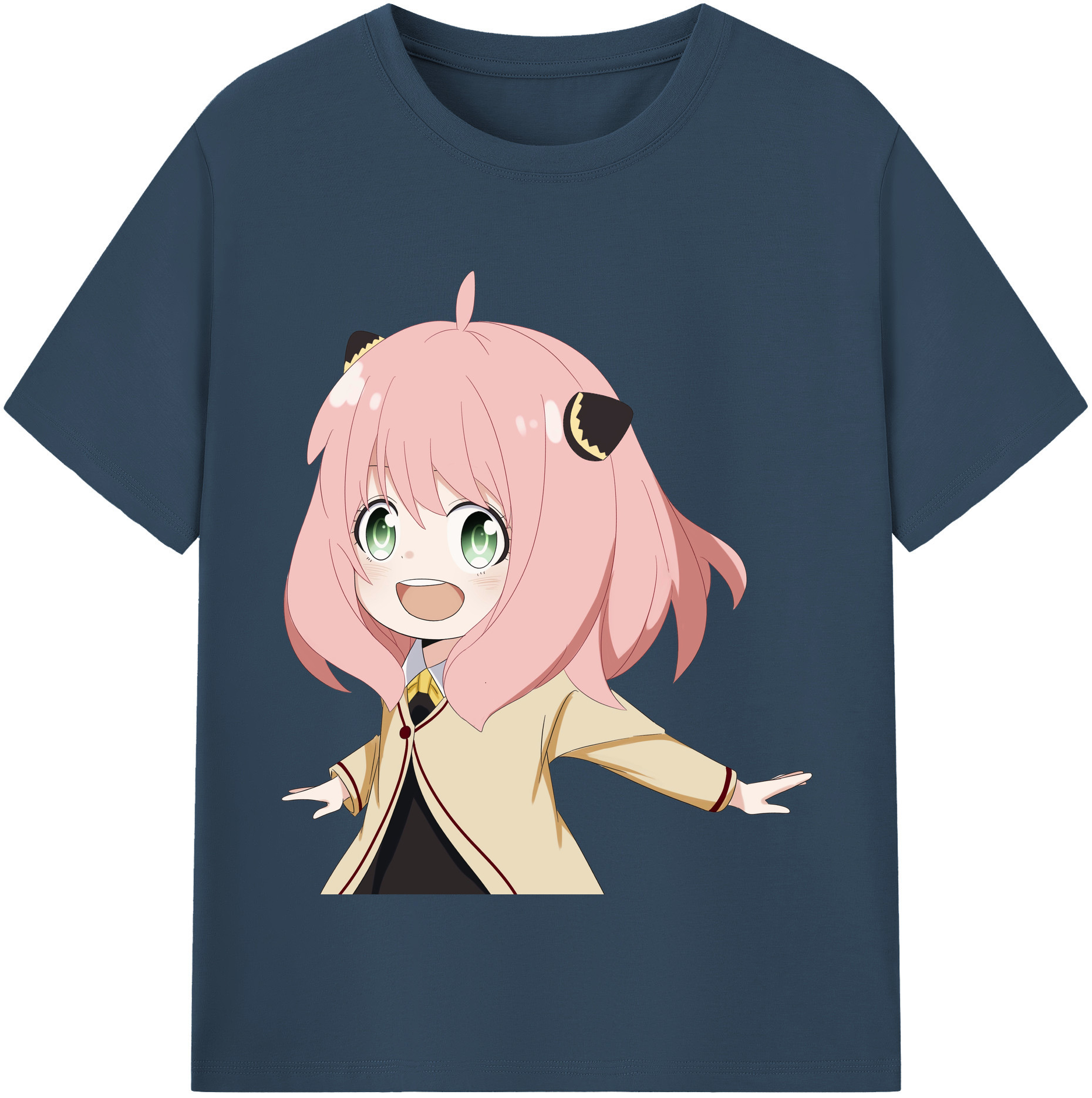 （画像用） SPY×FAMILY间谍家家酒 レディースカジュアルプリントTシャツ（綿100％）