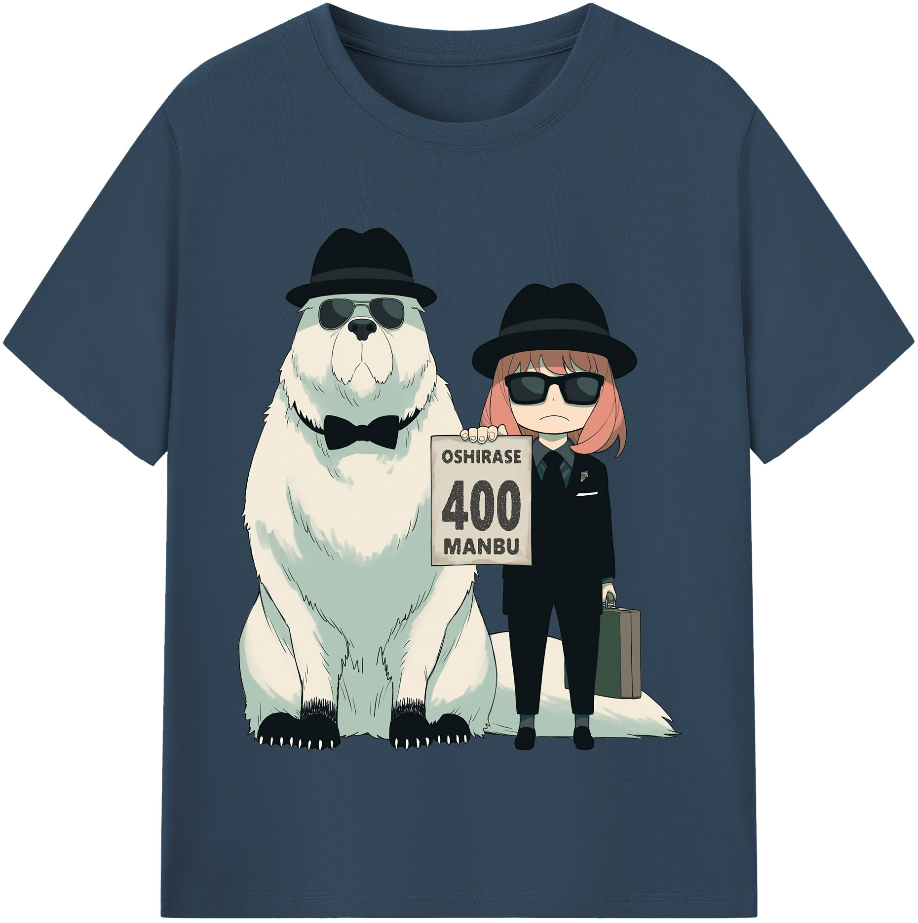 （画像用） SPY×FAMILY间谍家家酒 レディースカジュアルプリントTシャツ（綿100％）