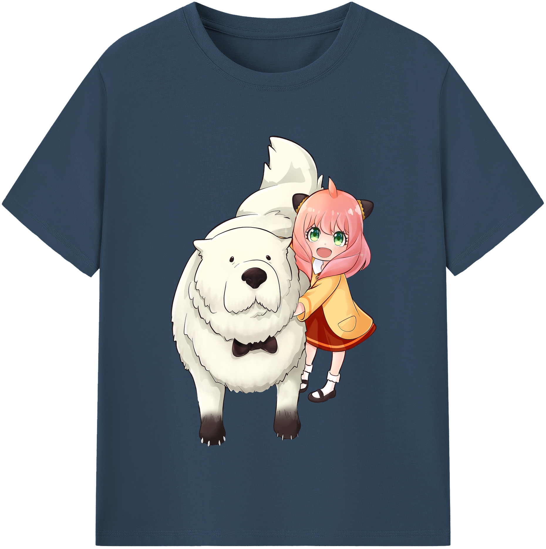 （画像用） SPY×FAMILY间谍家家酒 レディースカジュアルプリントTシャツ（綿100％）