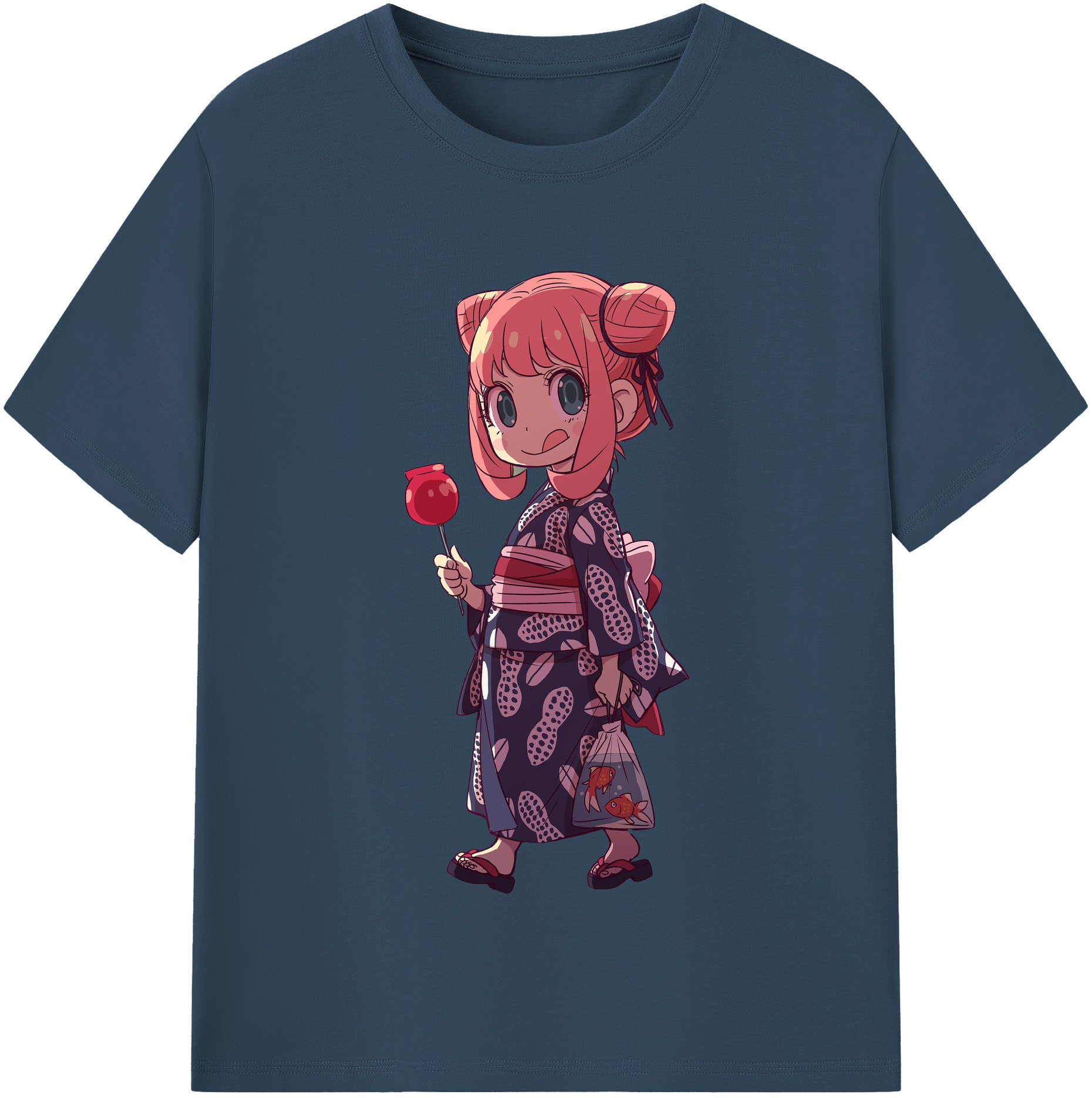 （画像用） SPY×FAMILY间谍家家酒 レディースカジュアルプリントTシャツ（綿100％）