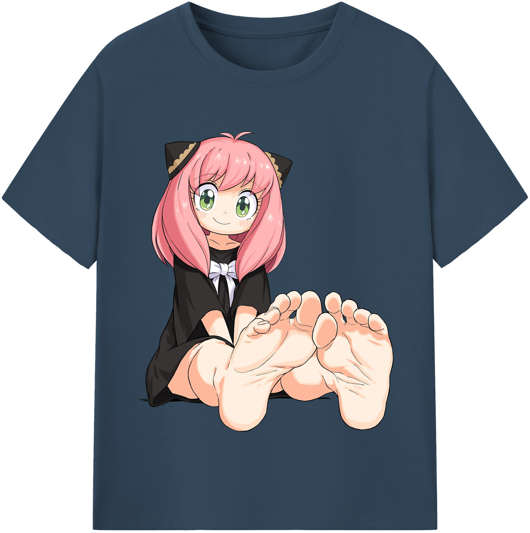 （画像用） SPY×FAMILY间谍家家酒 レディースカジュアルプリントTシャツ（綿100％）