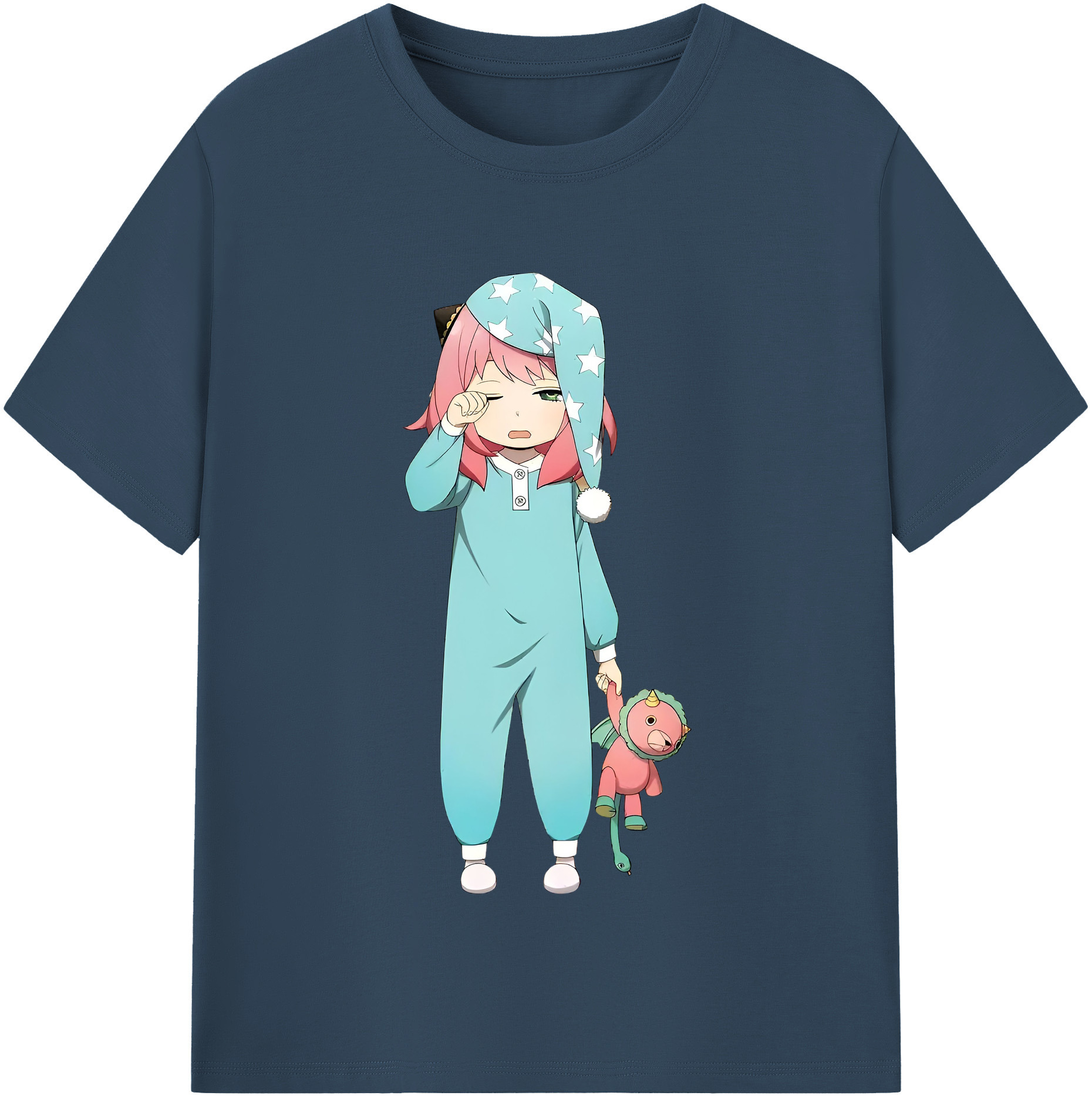 （画像用） SPY×FAMILY间谍家家酒 レディースカジュアルプリントTシャツ（綿100％）
