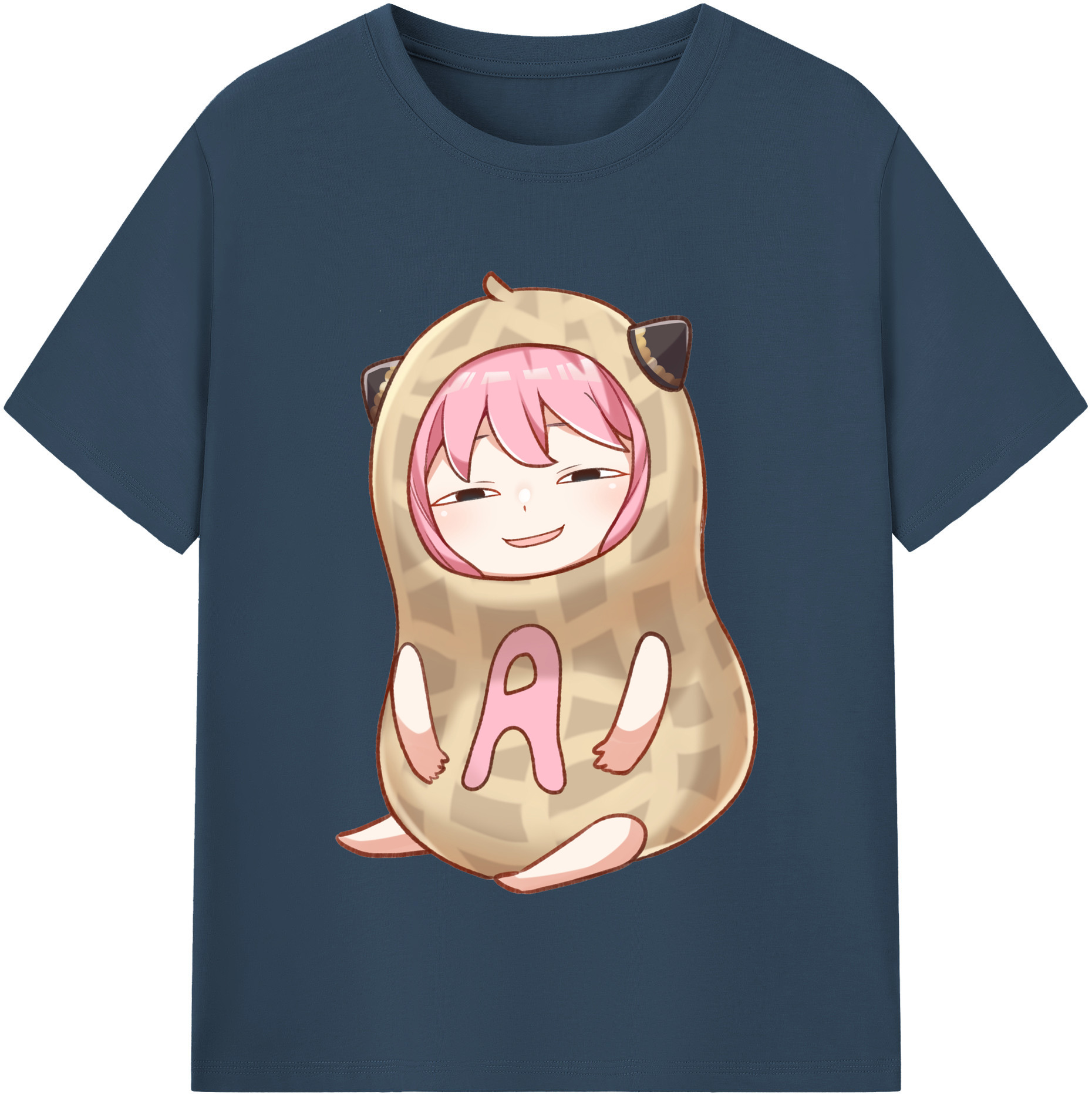 （画像用） SPY×FAMILY间谍家家酒 レディースカジュアルプリントTシャツ（綿100％）