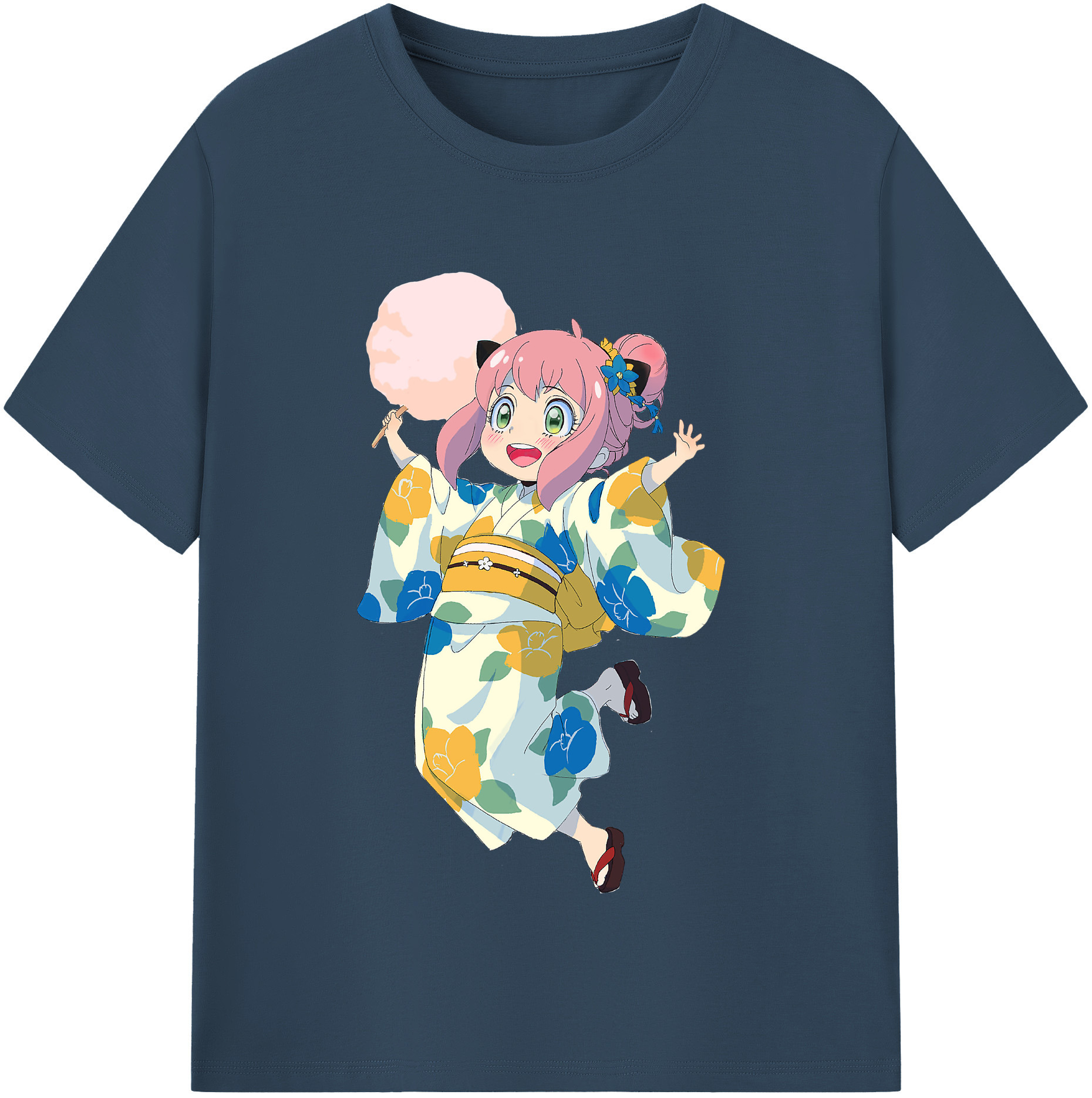 （画像用） SPY×FAMILY间谍家家酒 レディースカジュアルプリントTシャツ（綿100％）