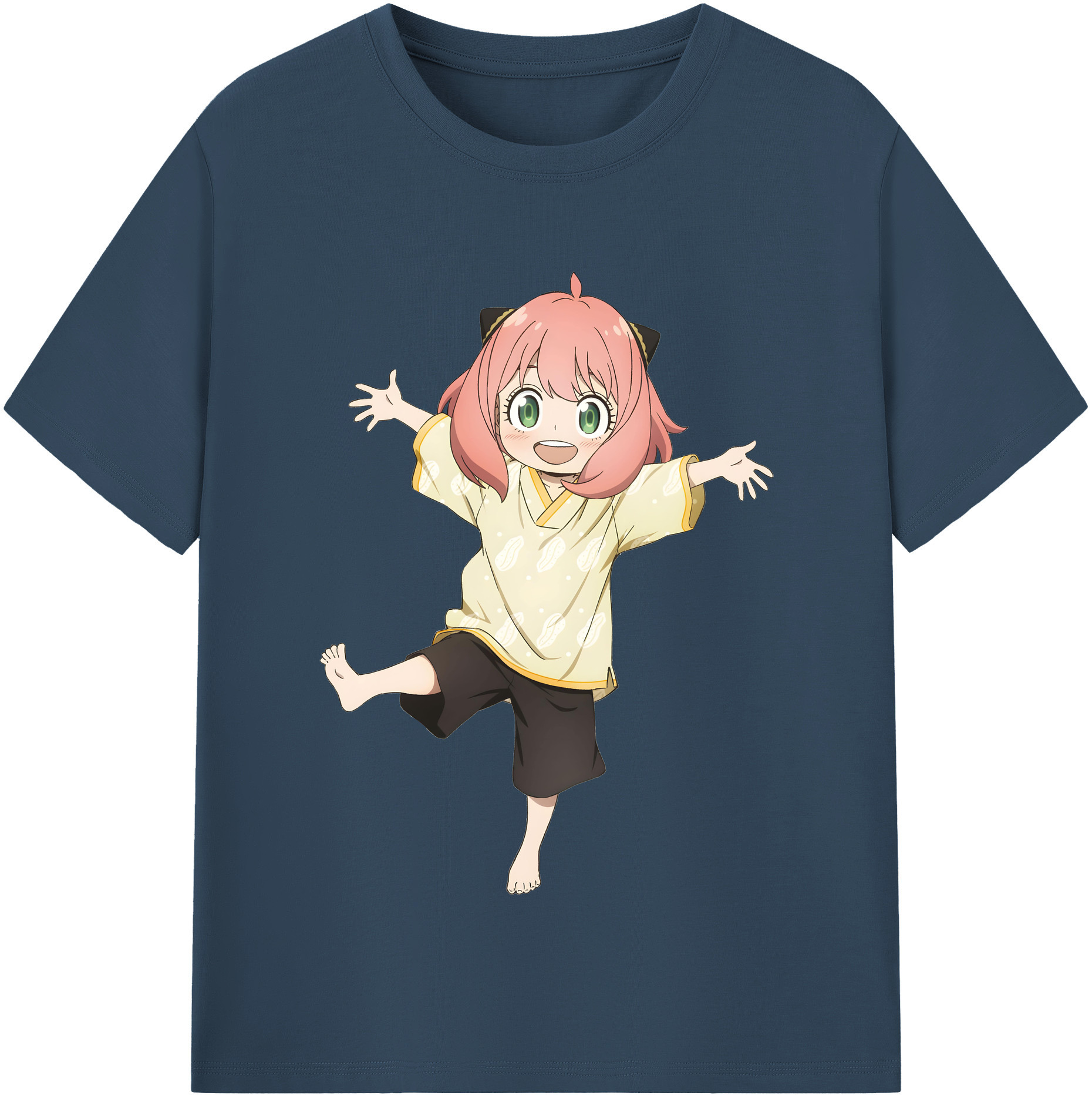 （画像用） SPY×FAMILY间谍家家酒 レディースカジュアルプリントTシャツ（綿100％）