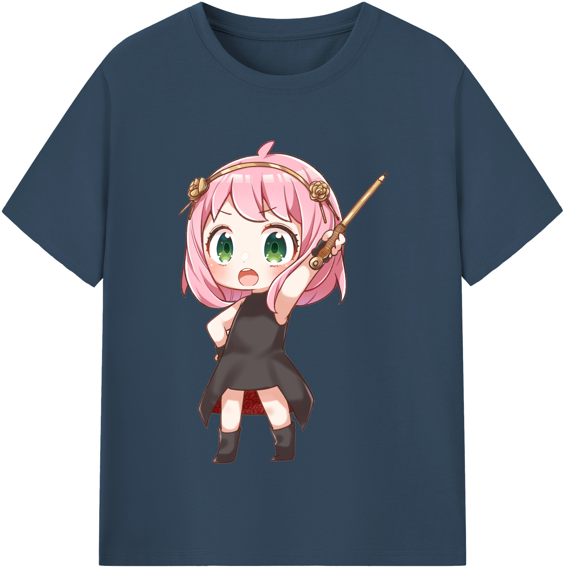 （画像用） SPY×FAMILY间谍家家酒 レディースカジュアルプリントTシャツ（綿100％）