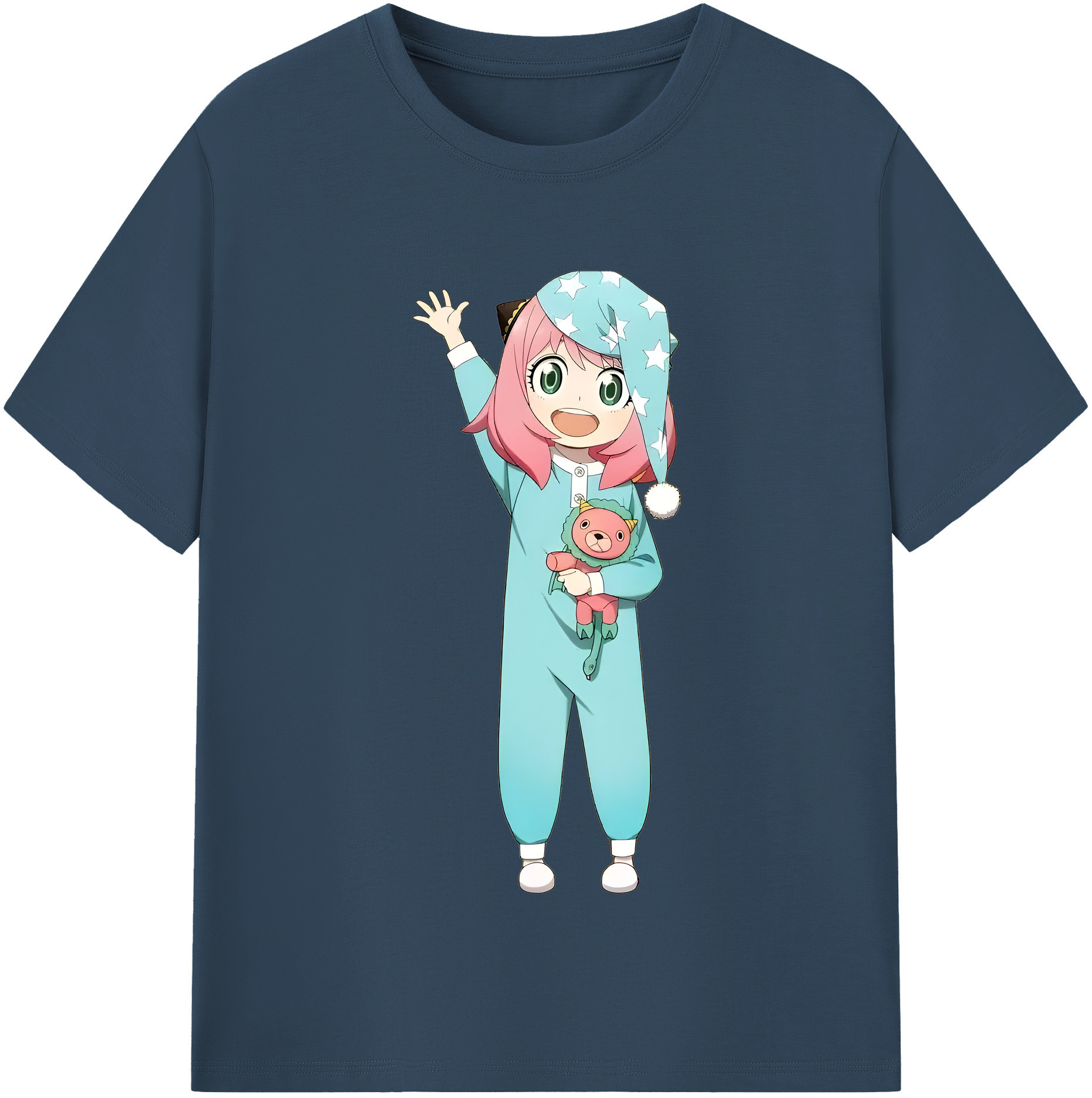 （画像用） SPY×FAMILY间谍家家酒 レディースカジュアルプリントTシャツ（綿100％）