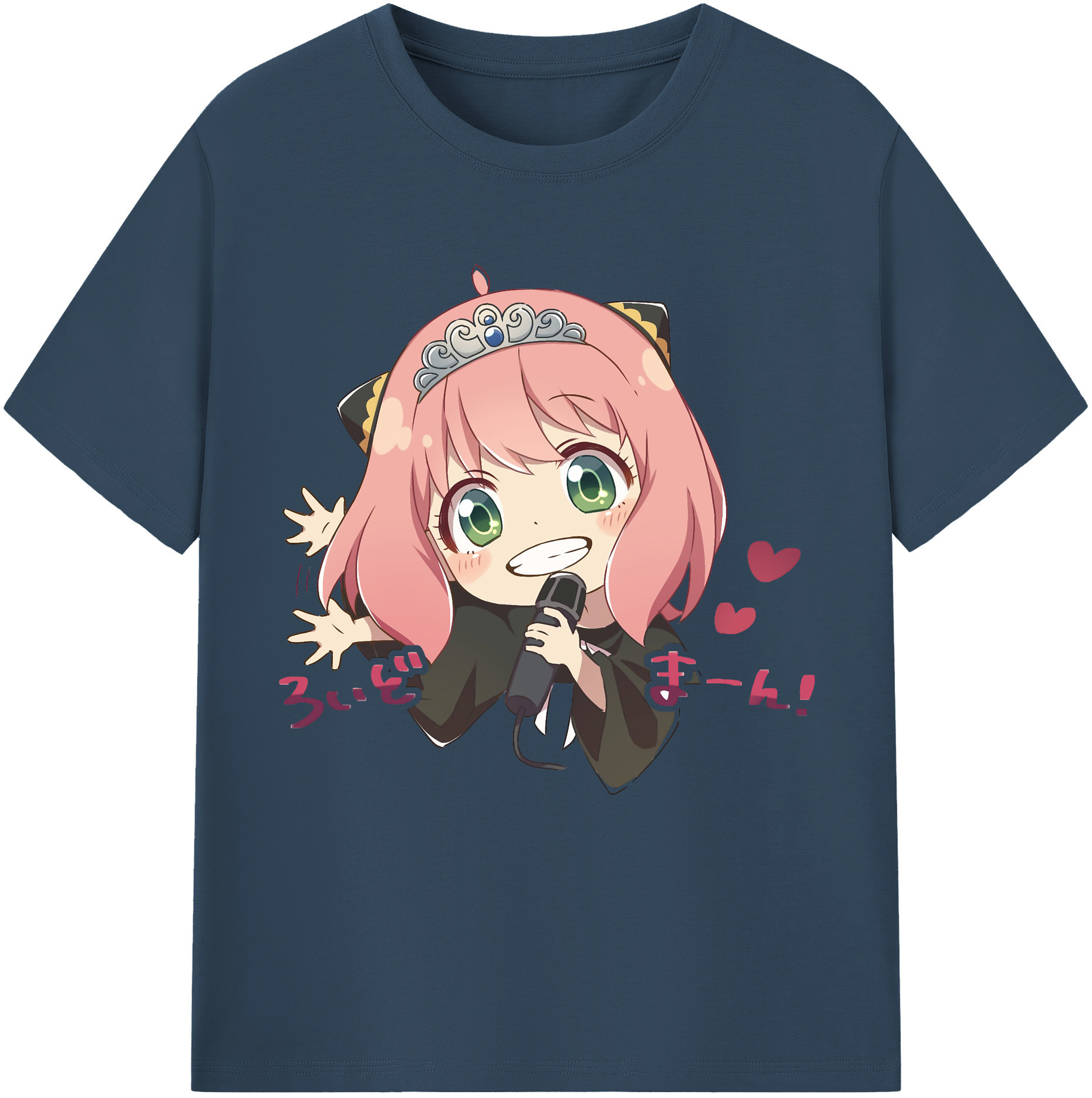 （画像用） SPY×FAMILY间谍家家酒 レディースカジュアルプリントTシャツ（綿100％）