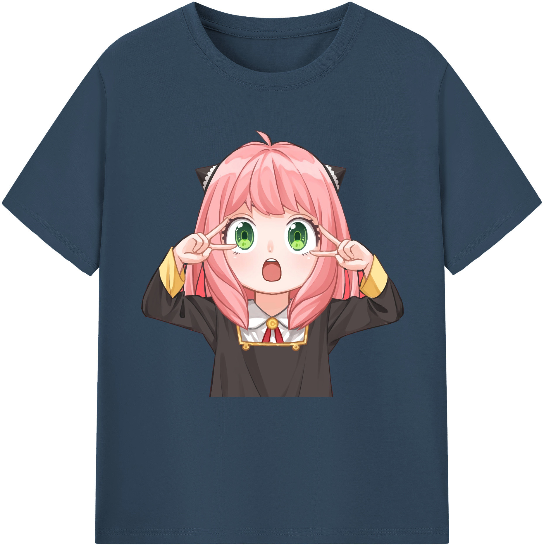 （画像用） SPY×FAMILY间谍家家酒 レディースカジュアルプリントTシャツ（綿100％）