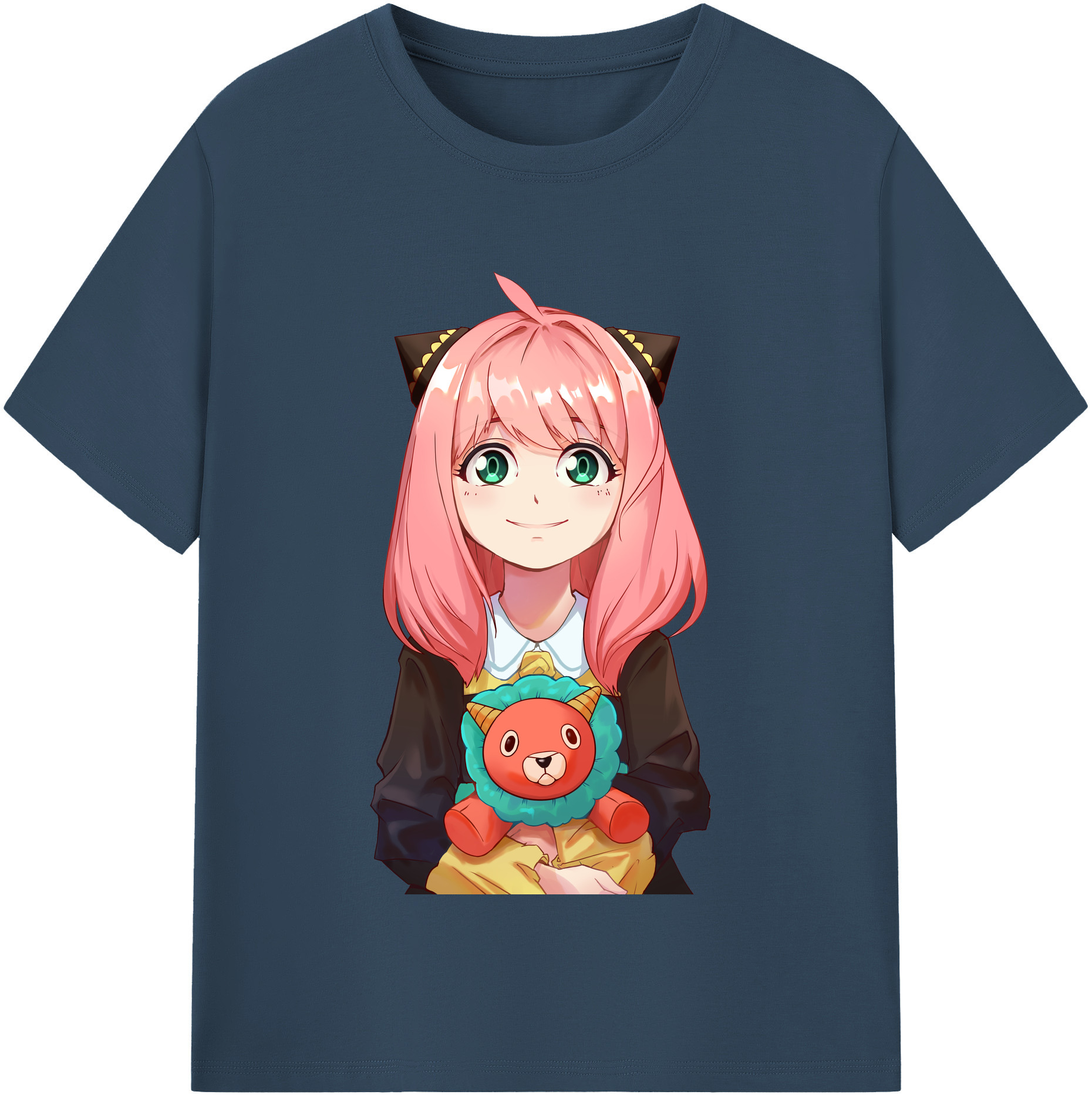 （画像用） SPY×FAMILY间谍家家酒 レディースカジュアルプリントTシャツ（綿100％）