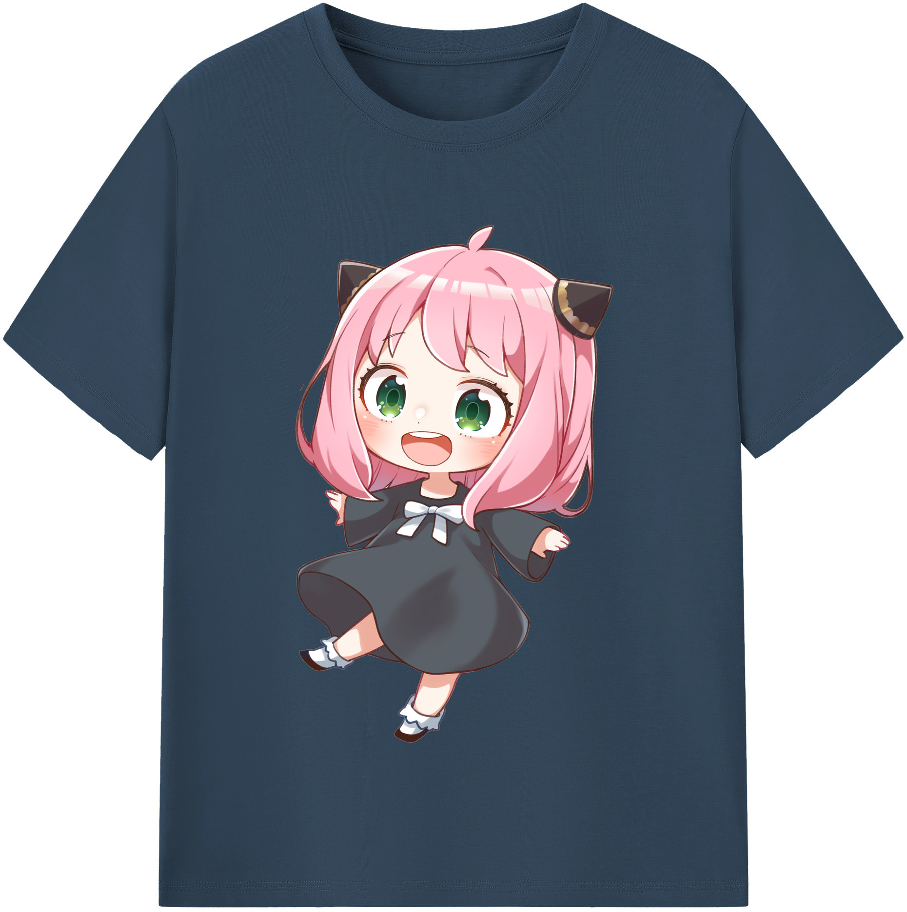 （画像用） SPY×FAMILY间谍家家酒 レディースカジュアルプリントTシャツ（綿100％）