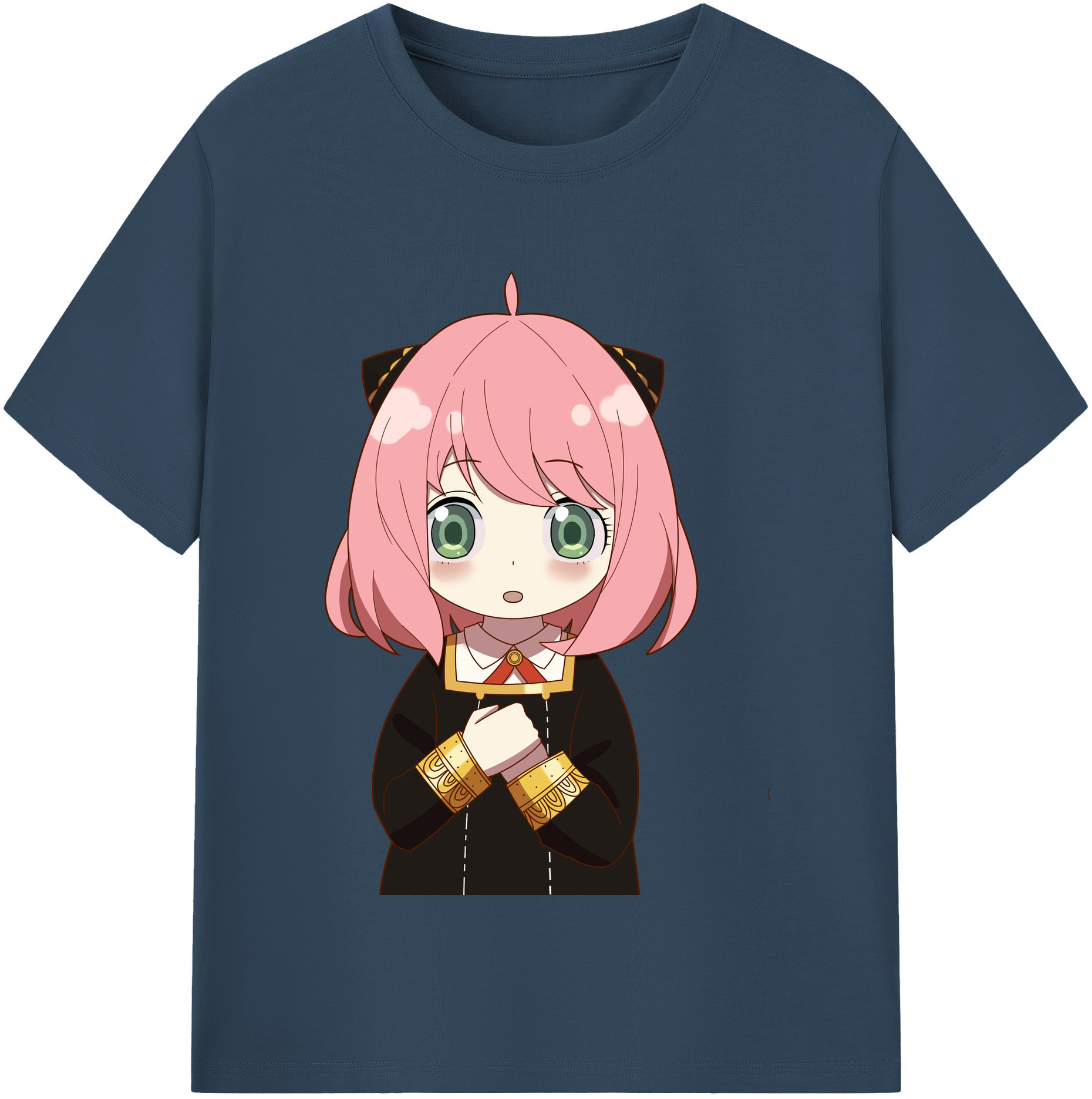 （画像用） SPY×FAMILY间谍家家酒 レディースカジュアルプリントTシャツ（綿100％）