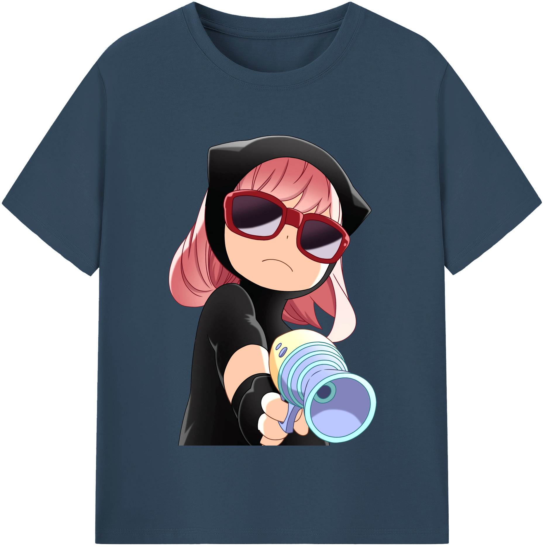 （画像用） SPY×FAMILY间谍家家酒 レディースカジュアルプリントTシャツ（綿100％）