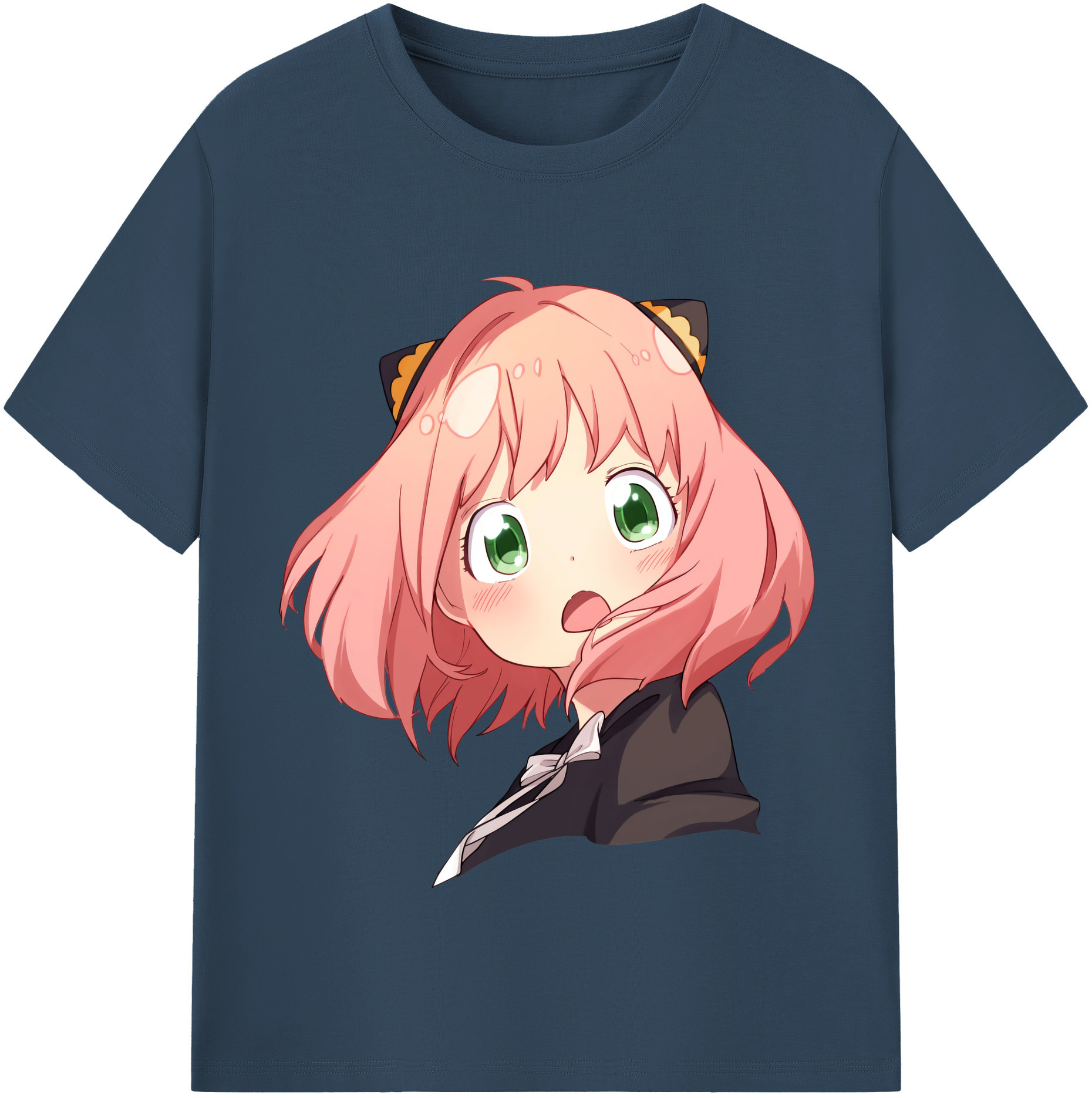 （画像用） SPY×FAMILY间谍家家酒 レディースカジュアルプリントTシャツ（綿100％）