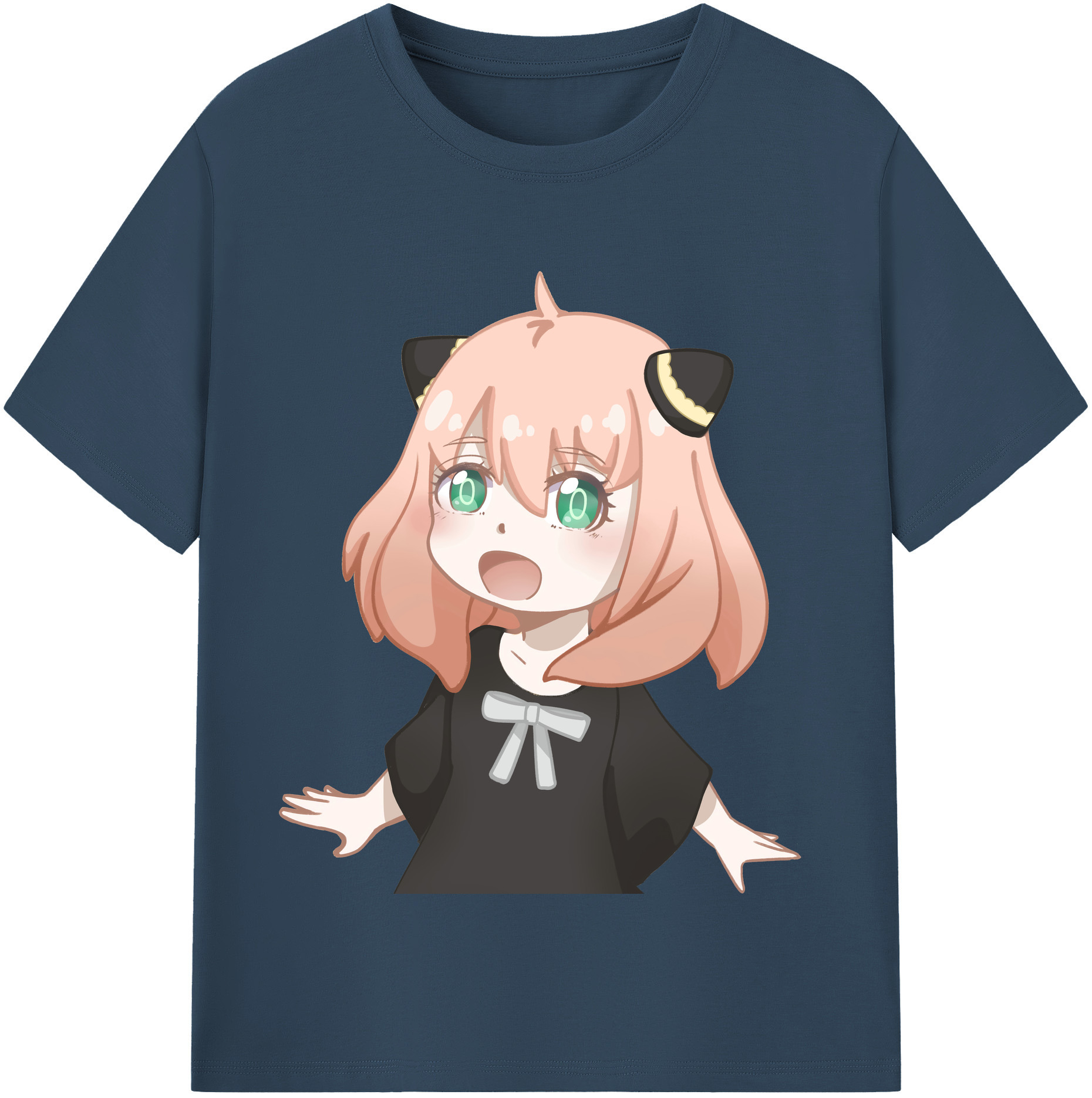 （画像用） SPY×FAMILY间谍家家酒 レディースカジュアルプリントTシャツ（綿100％）