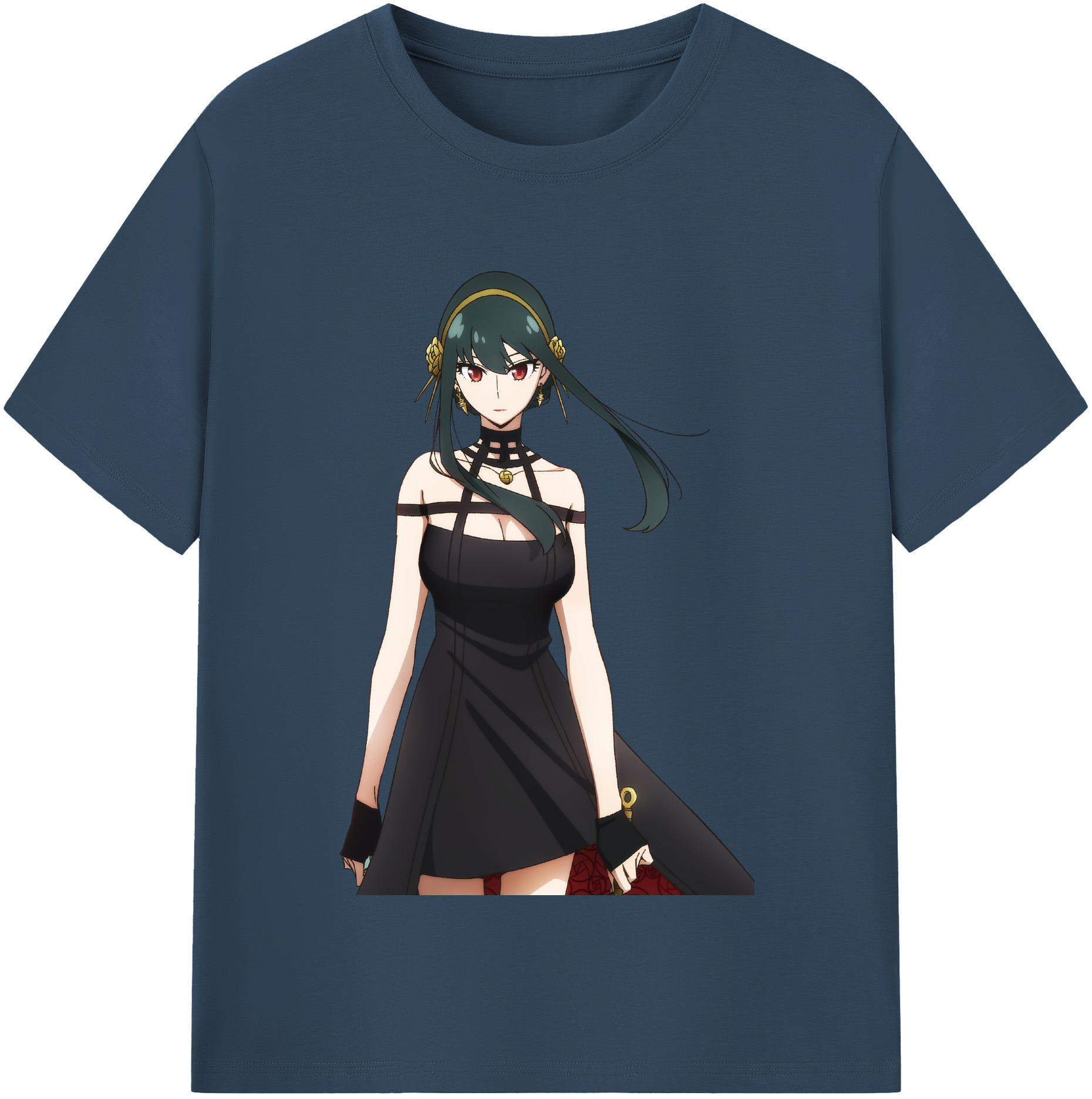（画像用） SPY×FAMILY间谍家家酒 レディースカジュアルプリントTシャツ（綿100％）