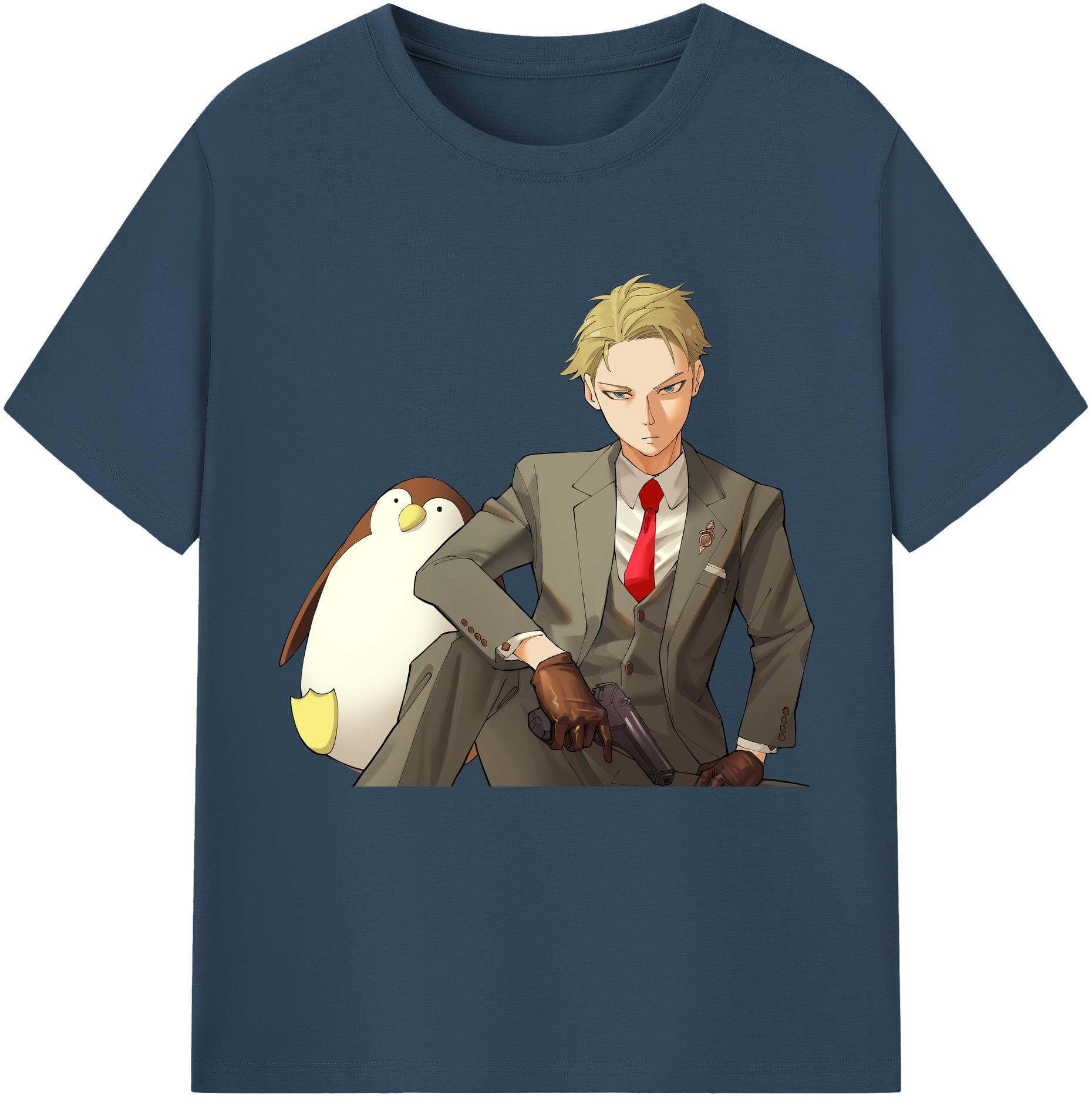 （画像用） SPY×FAMILY间谍家家酒 レディースカジュアルプリントTシャツ（綿100％）