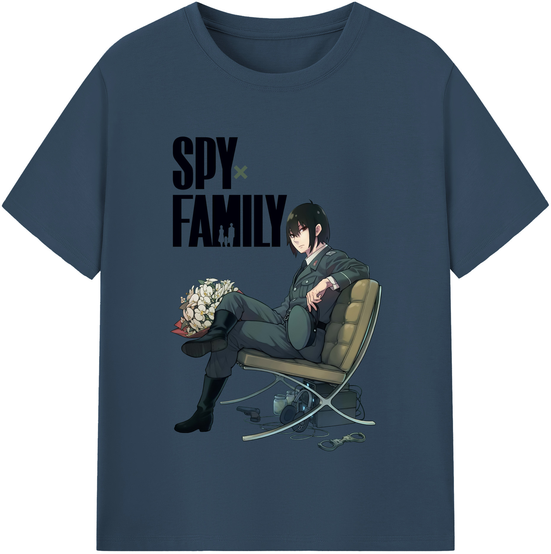 （画像用） SPY×FAMILY间谍家家酒 レディースカジュアルプリントTシャツ（綿100％）