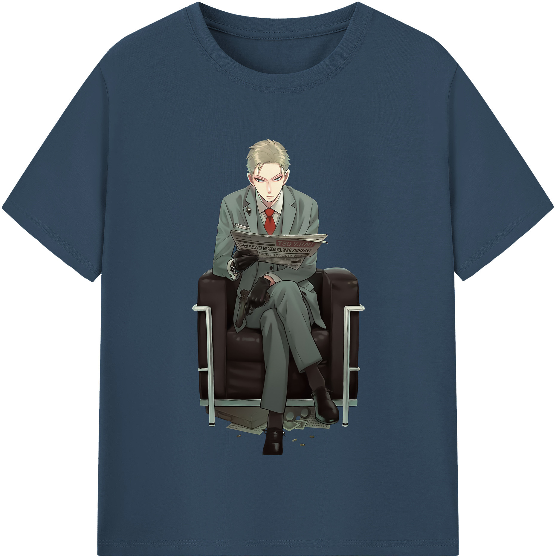 （画像用） SPY×FAMILY间谍家家酒 レディースカジュアルプリントTシャツ（綿100％）
