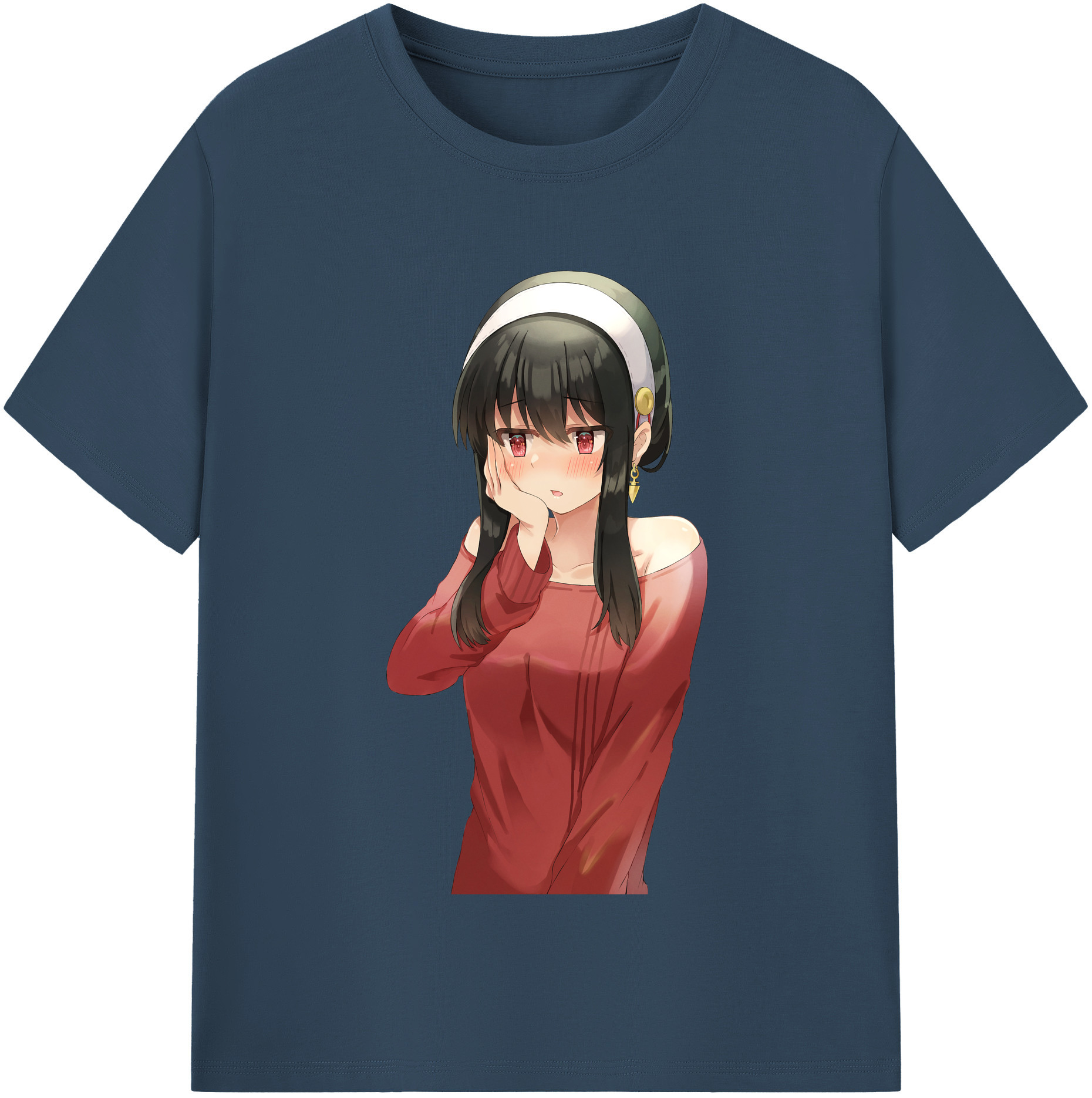 （画像用） SPY×FAMILY间谍家家酒 レディースカジュアルプリントTシャツ（綿100％）