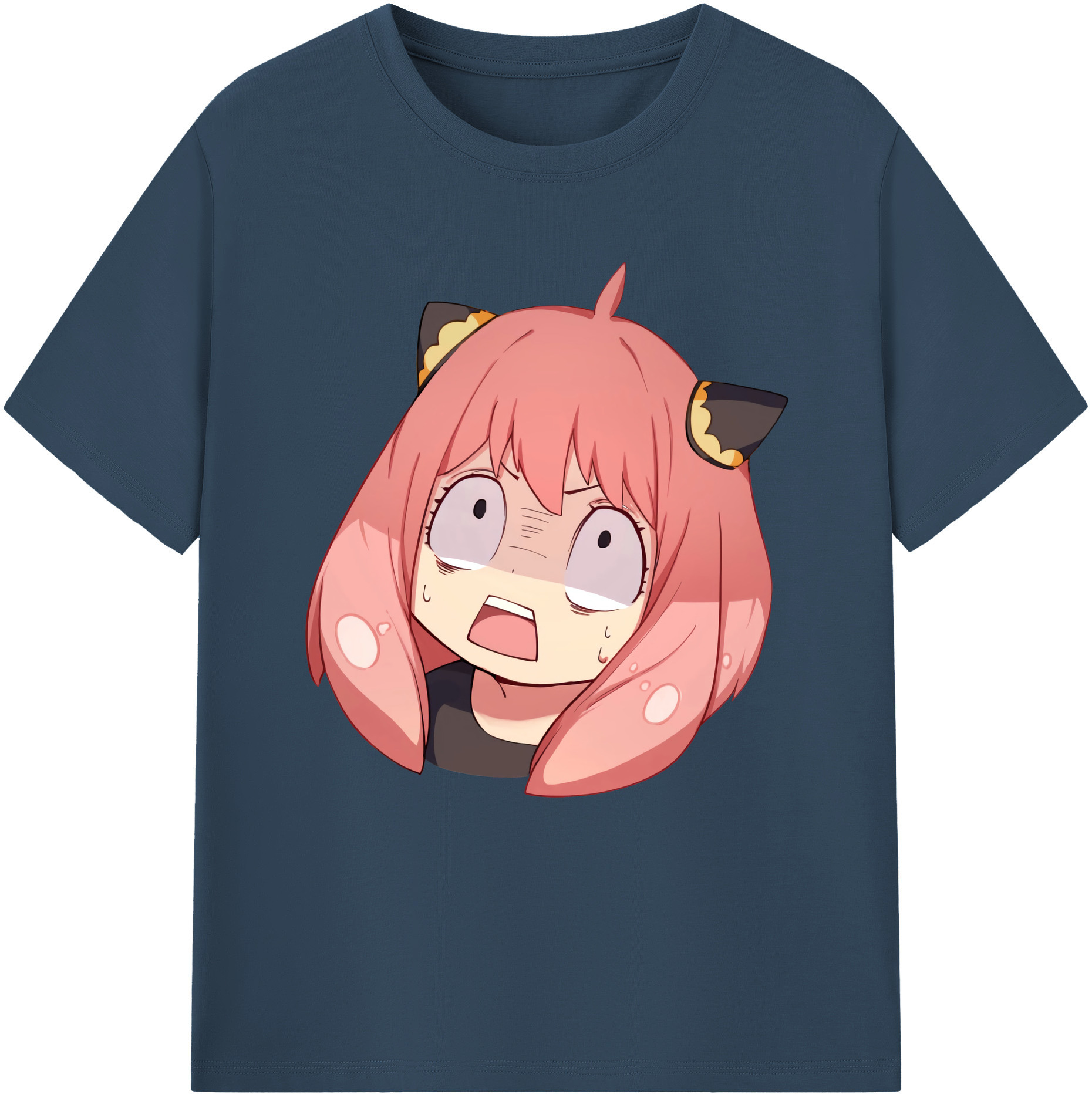 （画像用） SPY×FAMILY间谍家家酒 レディースカジュアルプリントTシャツ（綿100％）