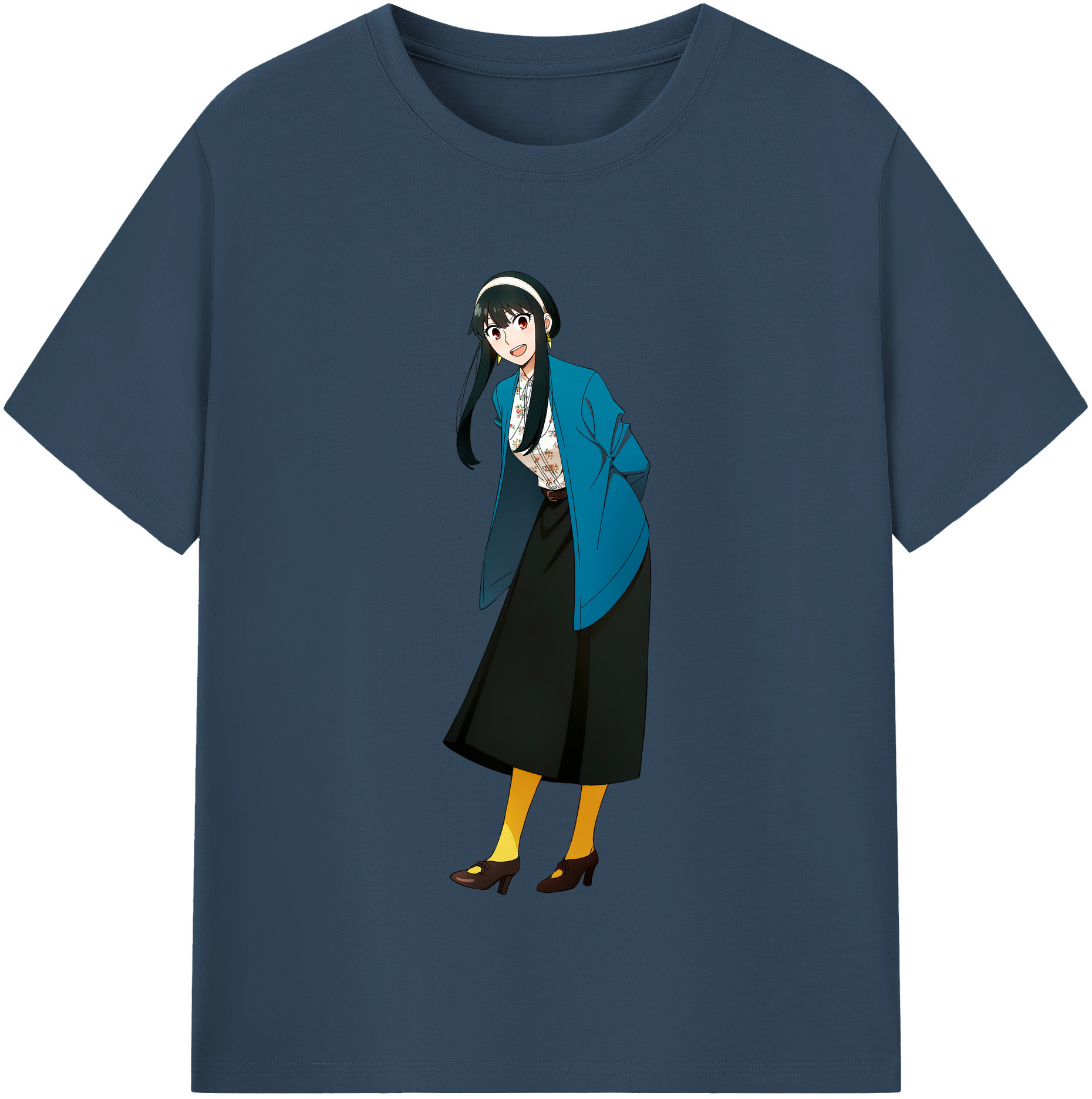 （画像用） SPY×FAMILY间谍家家酒 レディースカジュアルプリントTシャツ（綿100％）