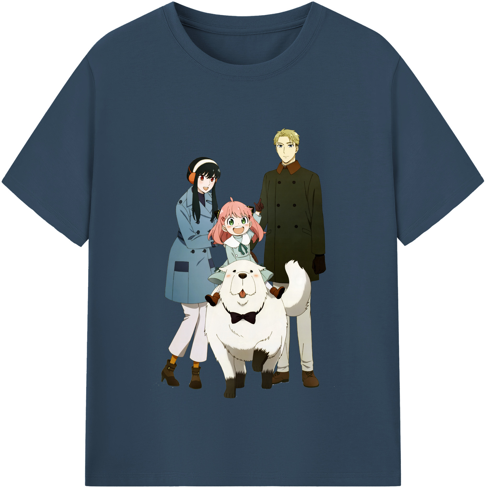 （画像用） SPY×FAMILY间谍家家酒 レディースカジュアルプリントTシャツ（綿100％）