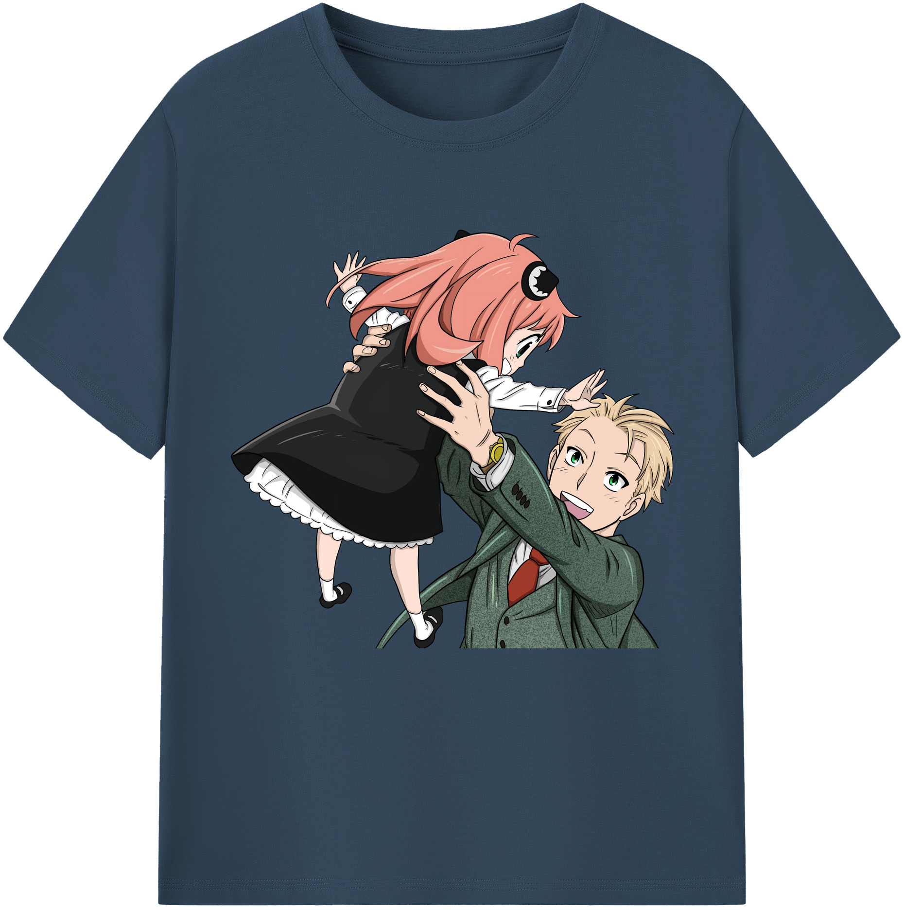 （画像用） SPY×FAMILY间谍家家酒 レディースカジュアルプリントTシャツ（綿100％）