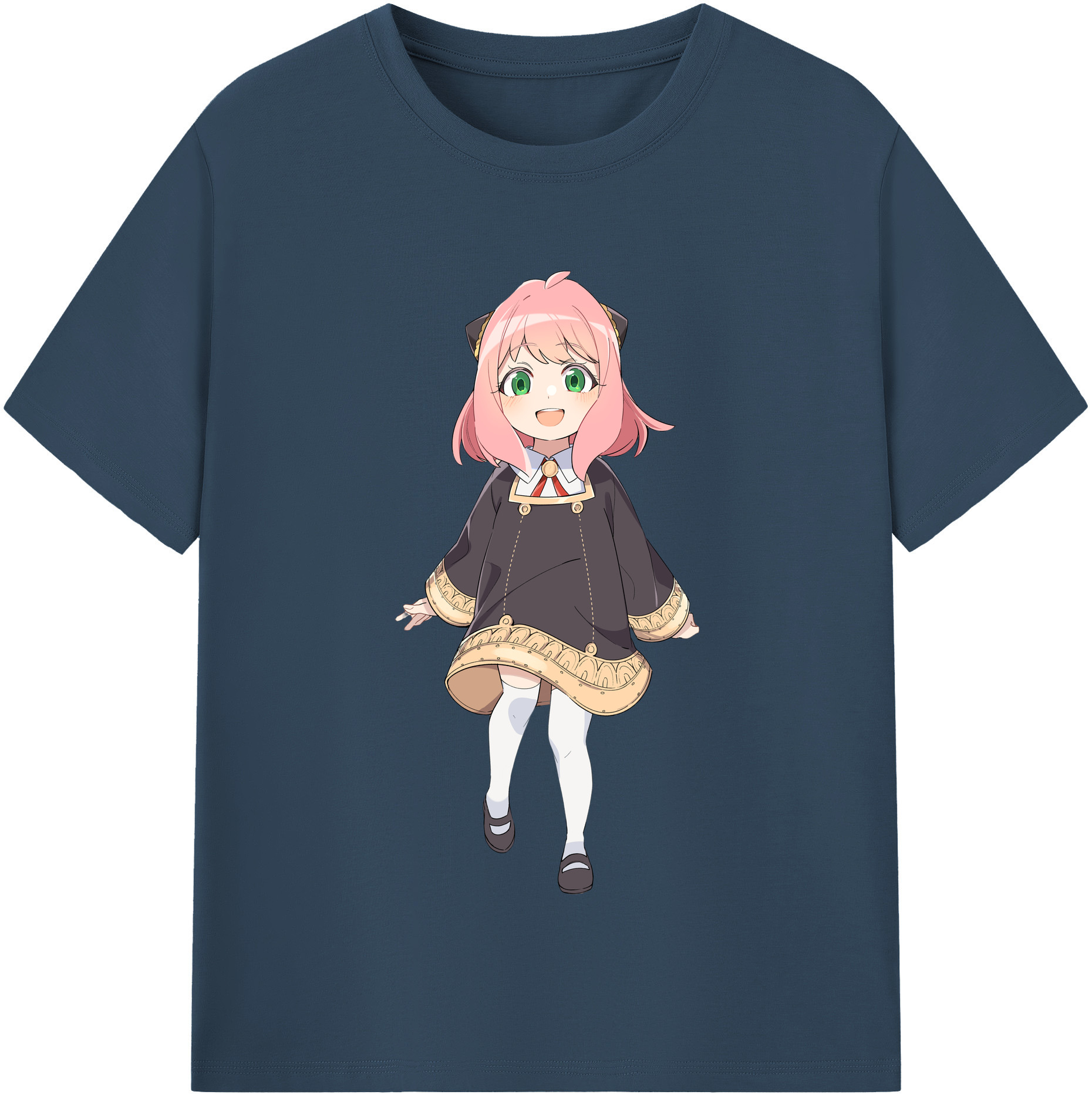 （画像用） SPY×FAMILY间谍家家酒 レディースカジュアルプリントTシャツ（綿100％）