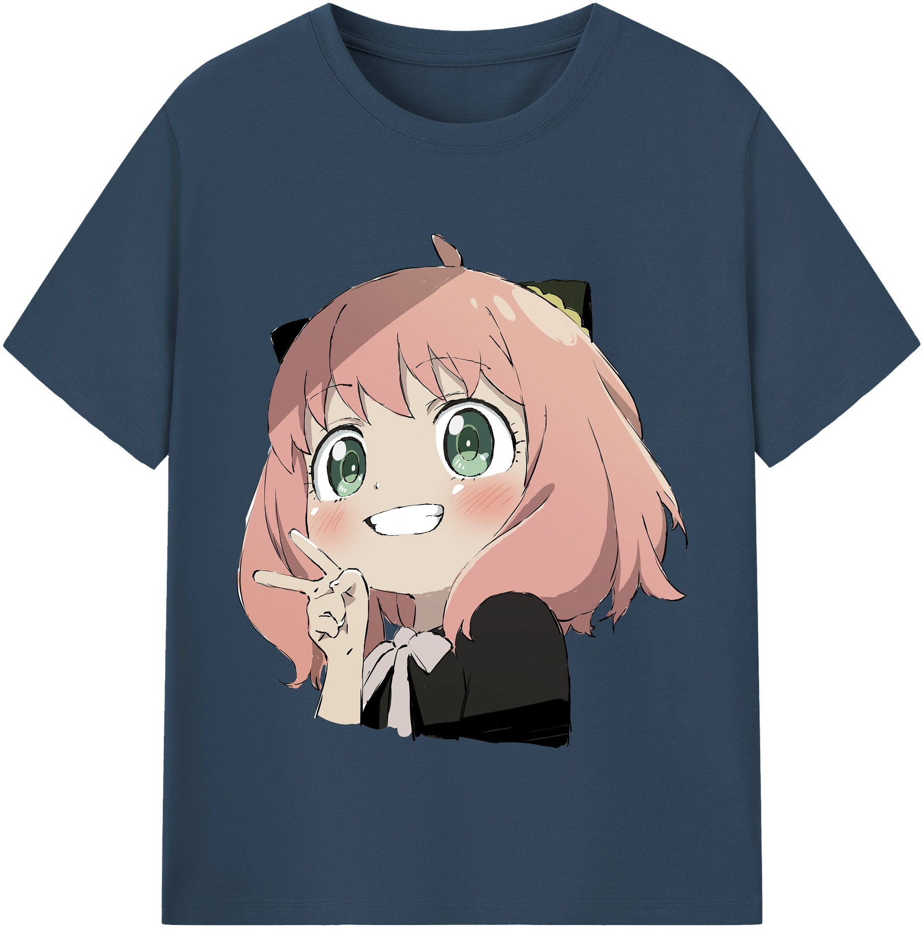 （画像用） SPY×FAMILY间谍家家酒 レディースカジュアルプリントTシャツ（綿100％）