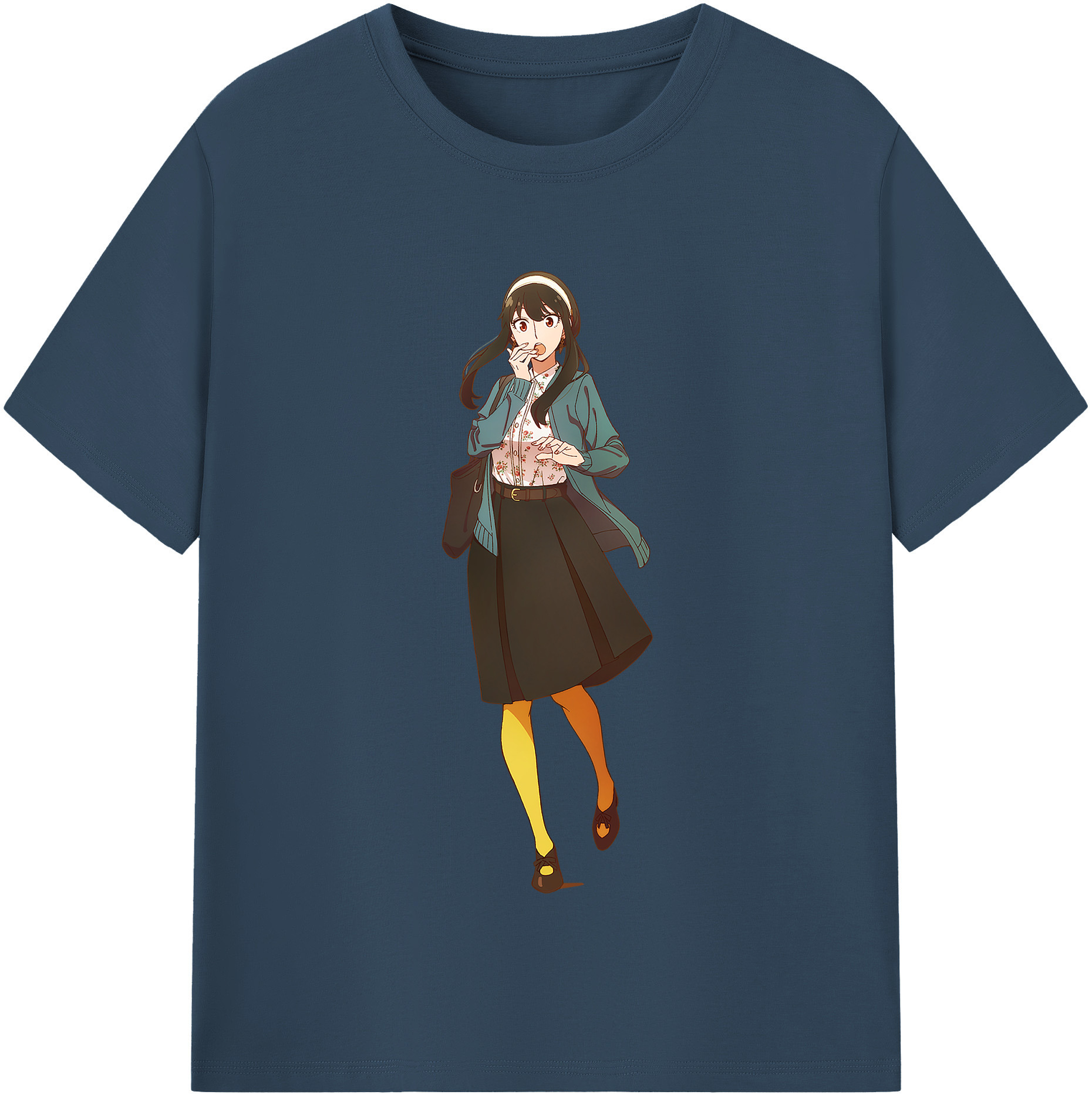 （画像用） SPY×FAMILY间谍家家酒 レディースカジュアルプリントTシャツ（綿100％）
