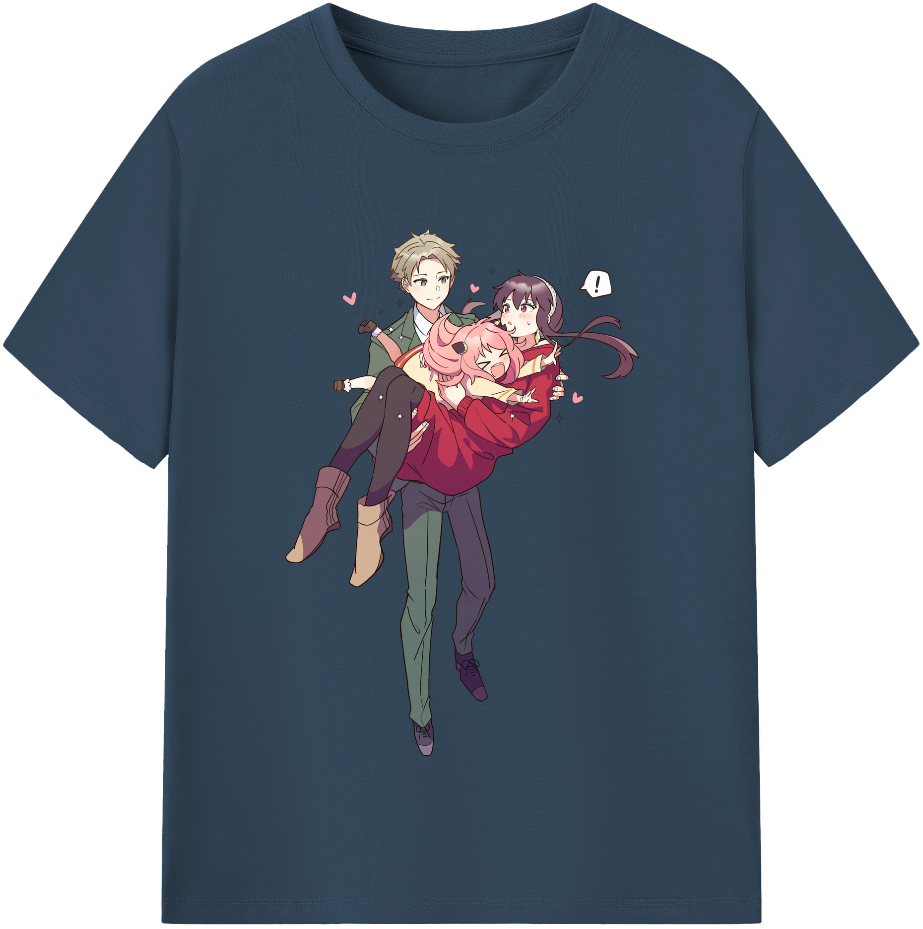 （画像用） SPY×FAMILY间谍家家酒 レディースカジュアルプリントTシャツ（綿100％）