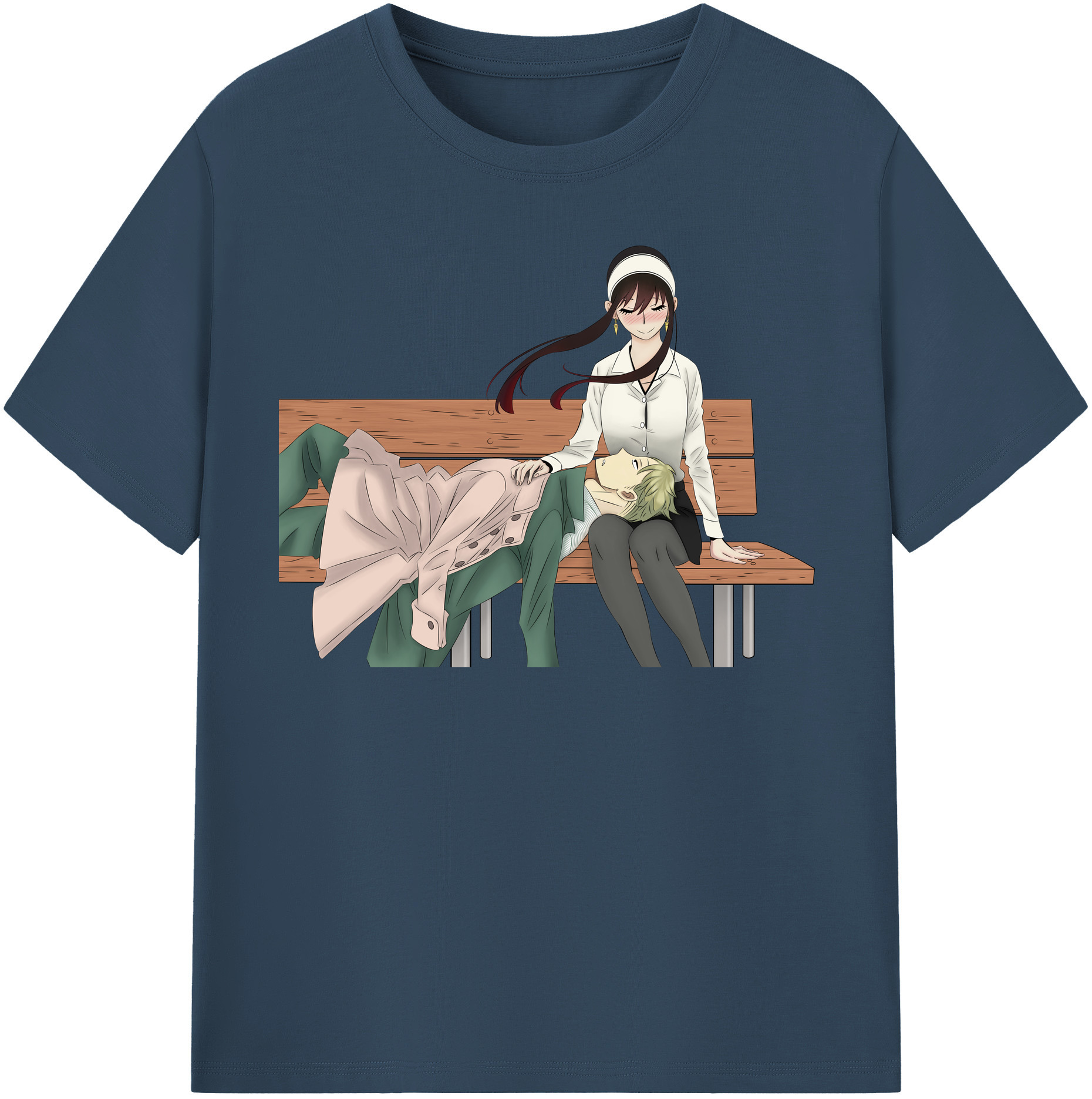 （画像用） SPY×FAMILY间谍家家酒 レディースカジュアルプリントTシャツ（綿100％）