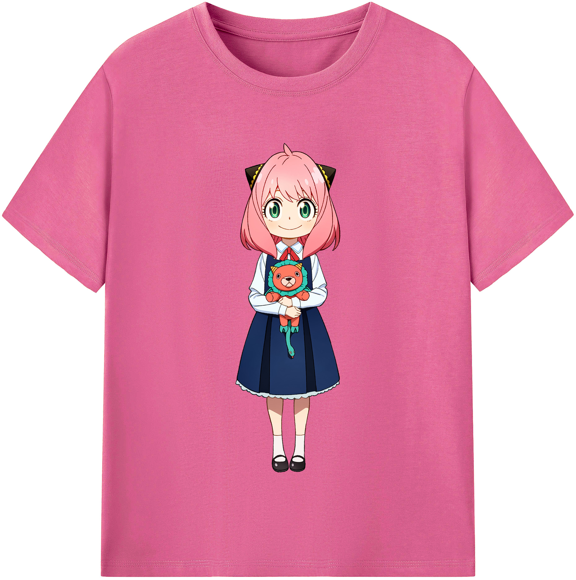 （画像用） SPY×FAMILY间谍家家酒 レディースカジュアルプリントTシャツ（綿100％）