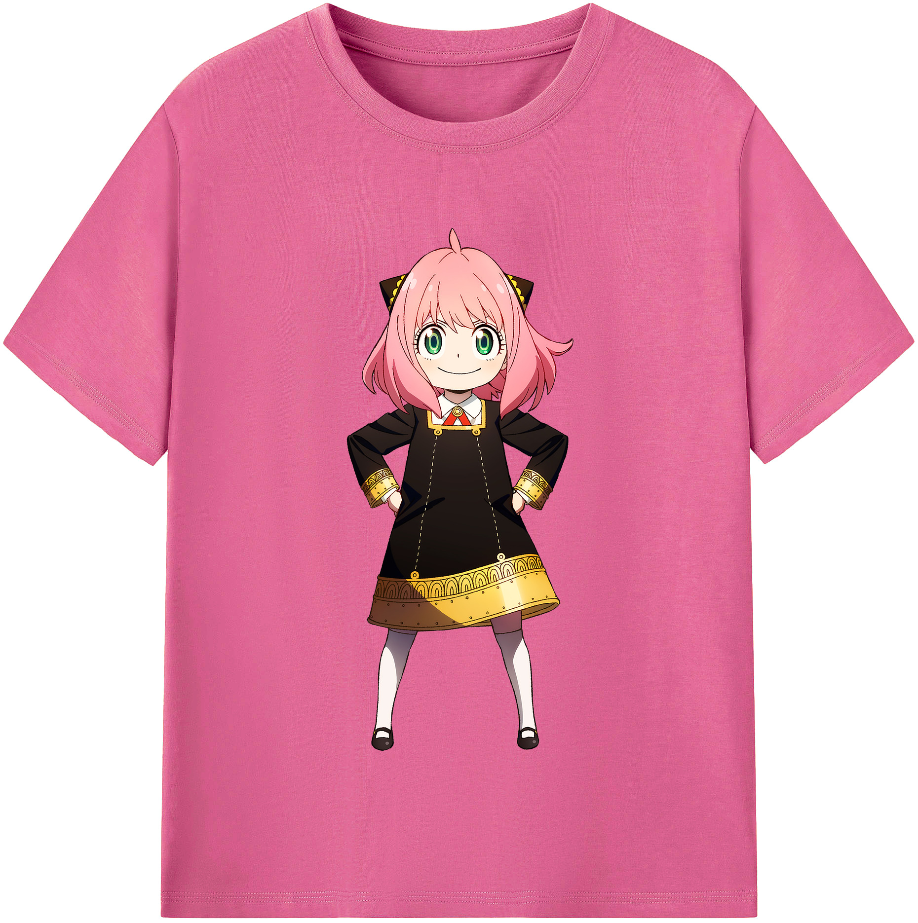 （画像用） SPY×FAMILY间谍家家酒 レディースカジュアルプリントTシャツ（綿100％）