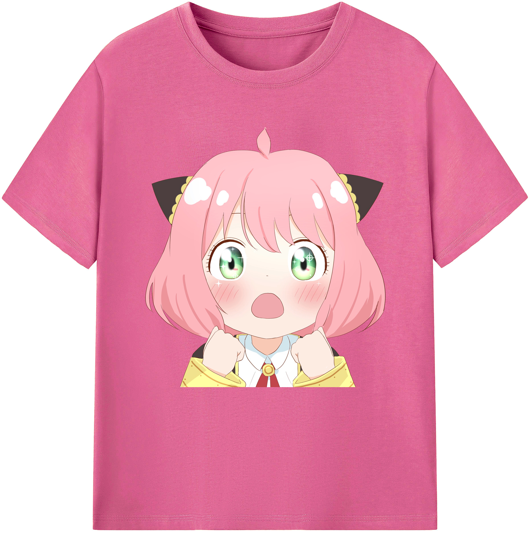 （画像用） SPY×FAMILY间谍家家酒 レディースカジュアルプリントTシャツ（綿100％）