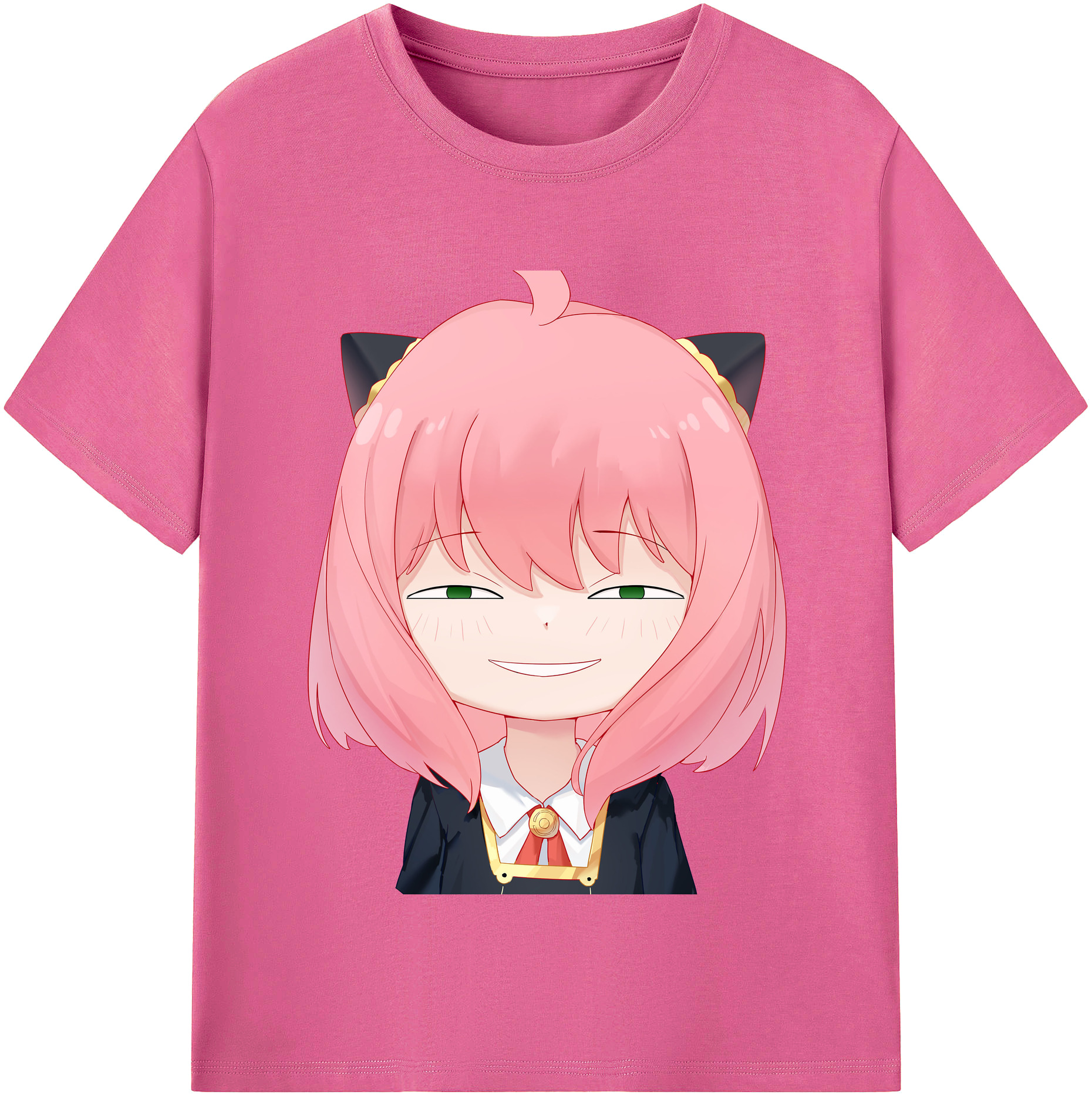 （画像用） SPY×FAMILY间谍家家酒 レディースカジュアルプリントTシャツ（綿100％）