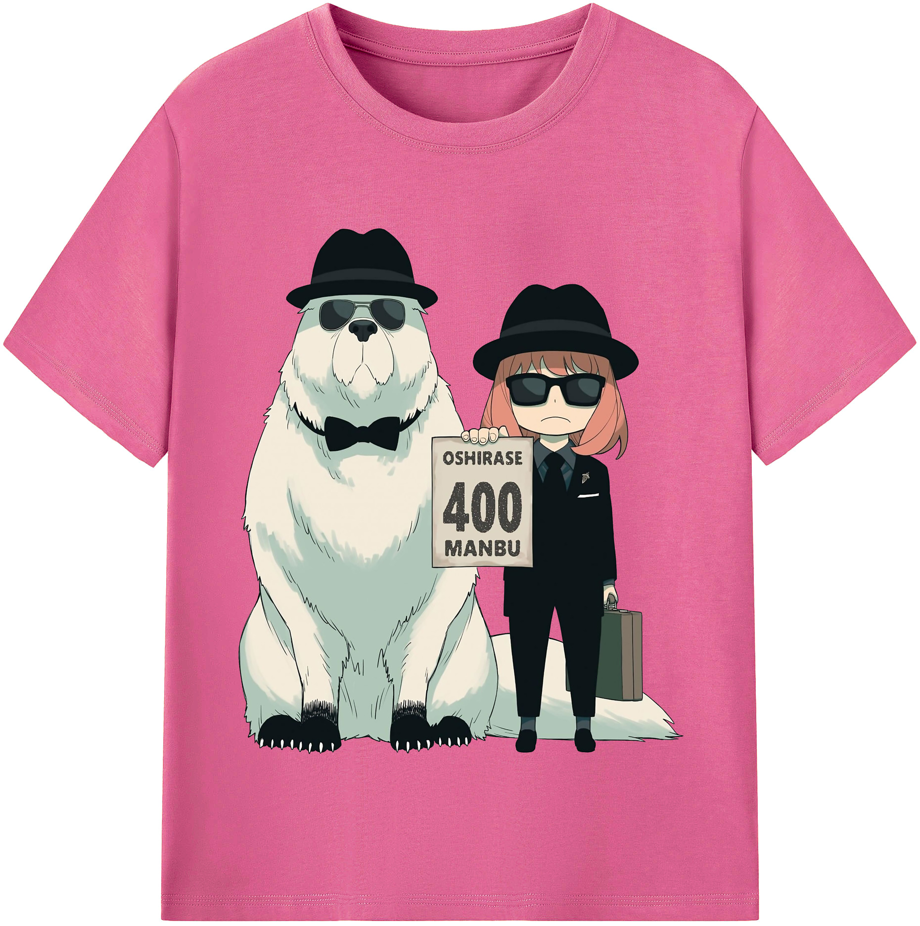 （画像用） SPY×FAMILY间谍家家酒 レディースカジュアルプリントTシャツ（綿100％）