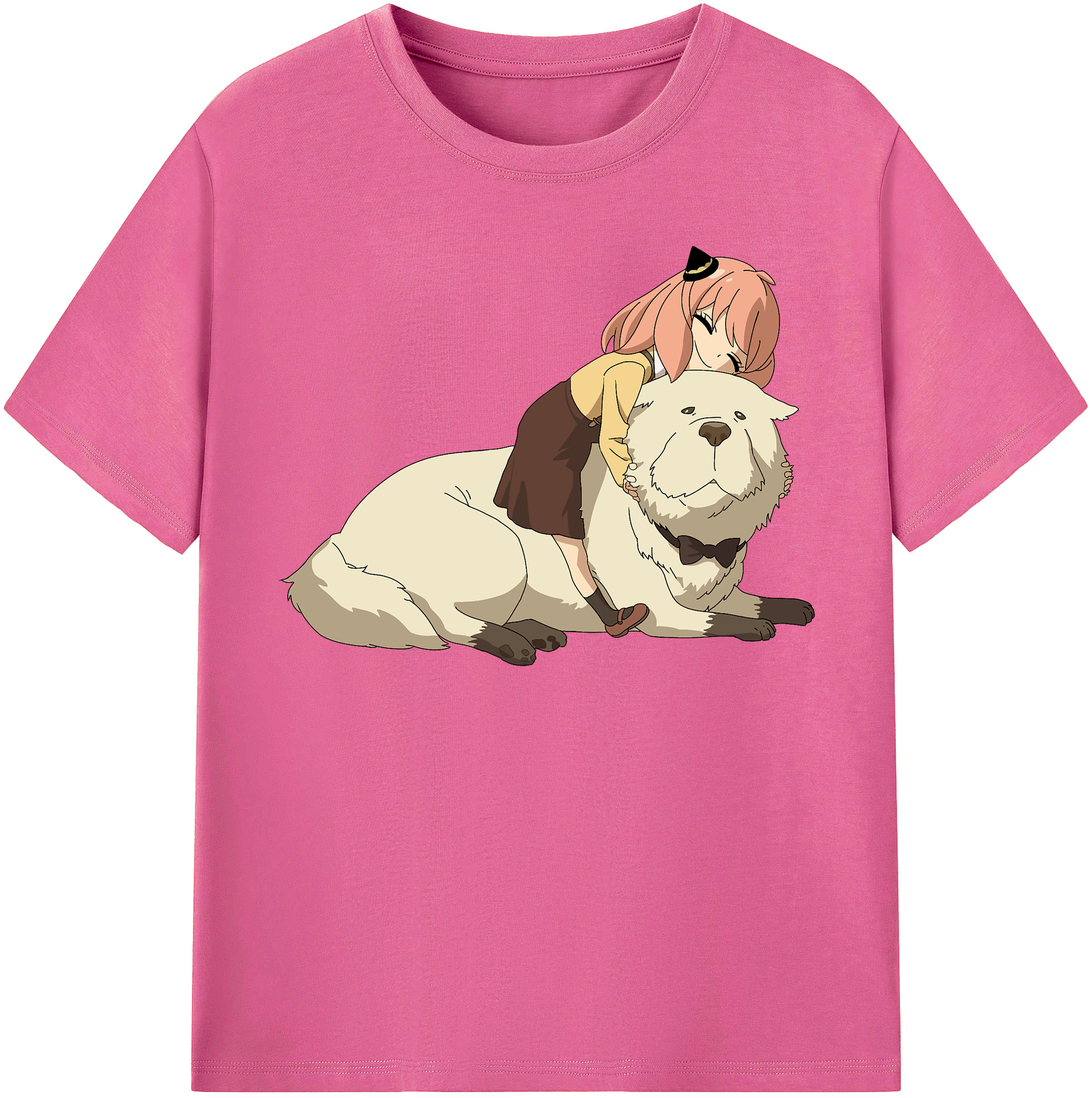 （画像用） SPY×FAMILY间谍家家酒 レディースカジュアルプリントTシャツ（綿100％）