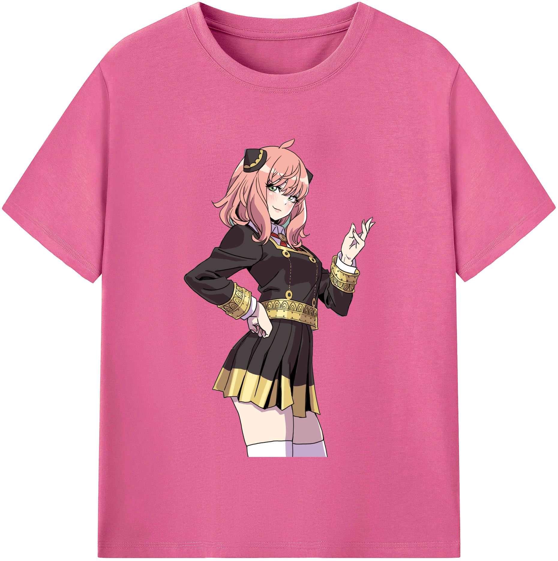 （画像用） SPY×FAMILY间谍家家酒 レディースカジュアルプリントTシャツ（綿100％）