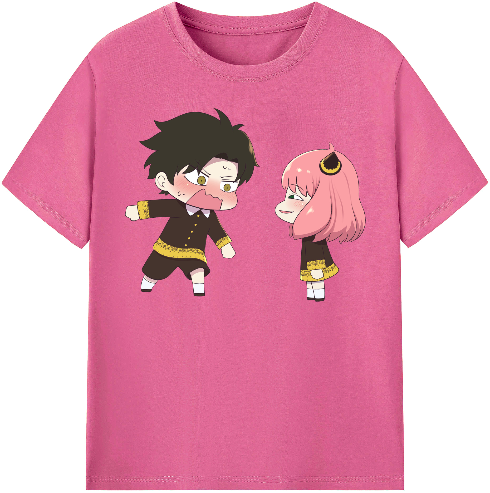 （画像用） SPY×FAMILY间谍家家酒 レディースカジュアルプリントTシャツ（綿100％）