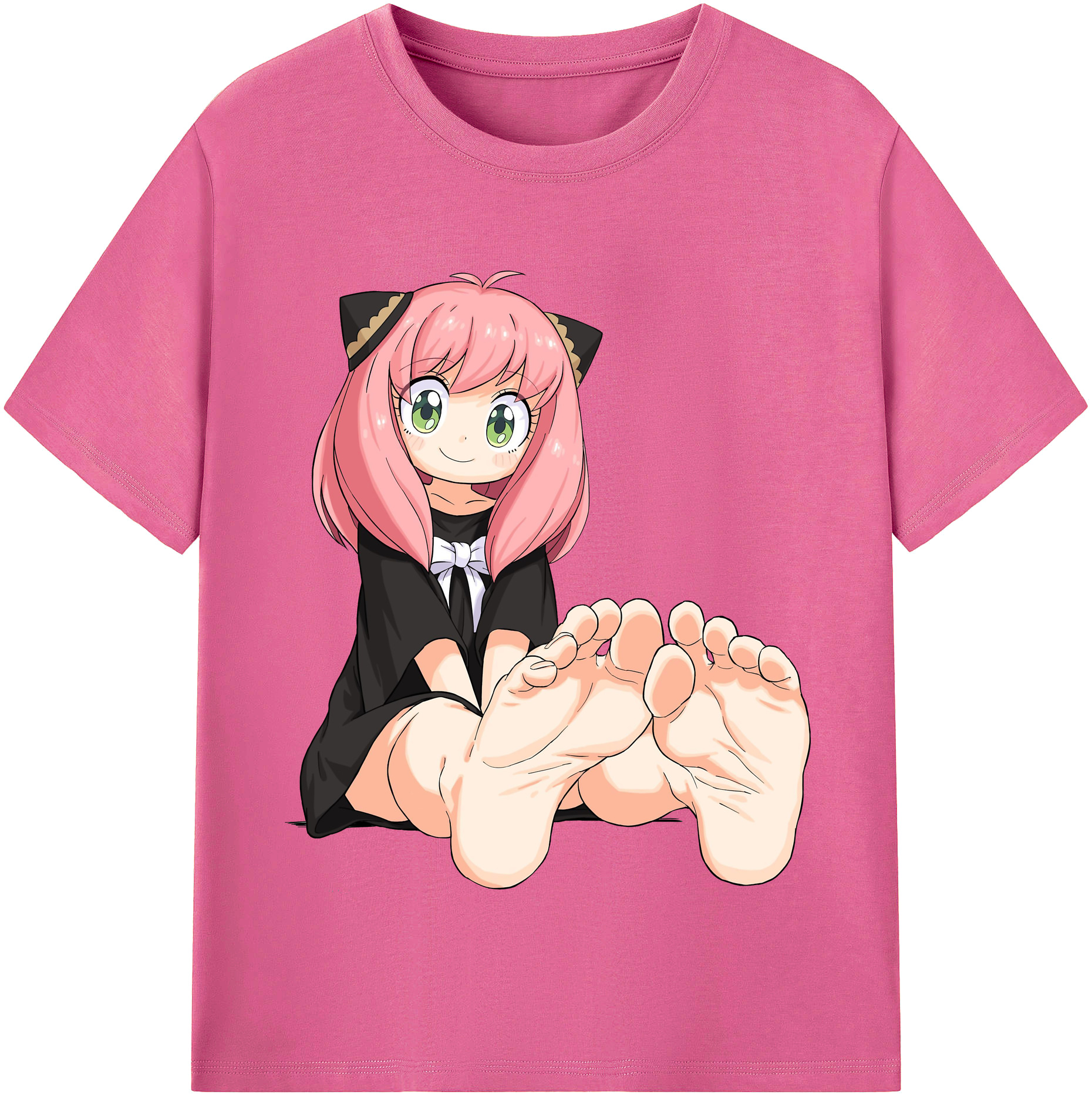 （画像用） SPY×FAMILY间谍家家酒 レディースカジュアルプリントTシャツ（綿100％）