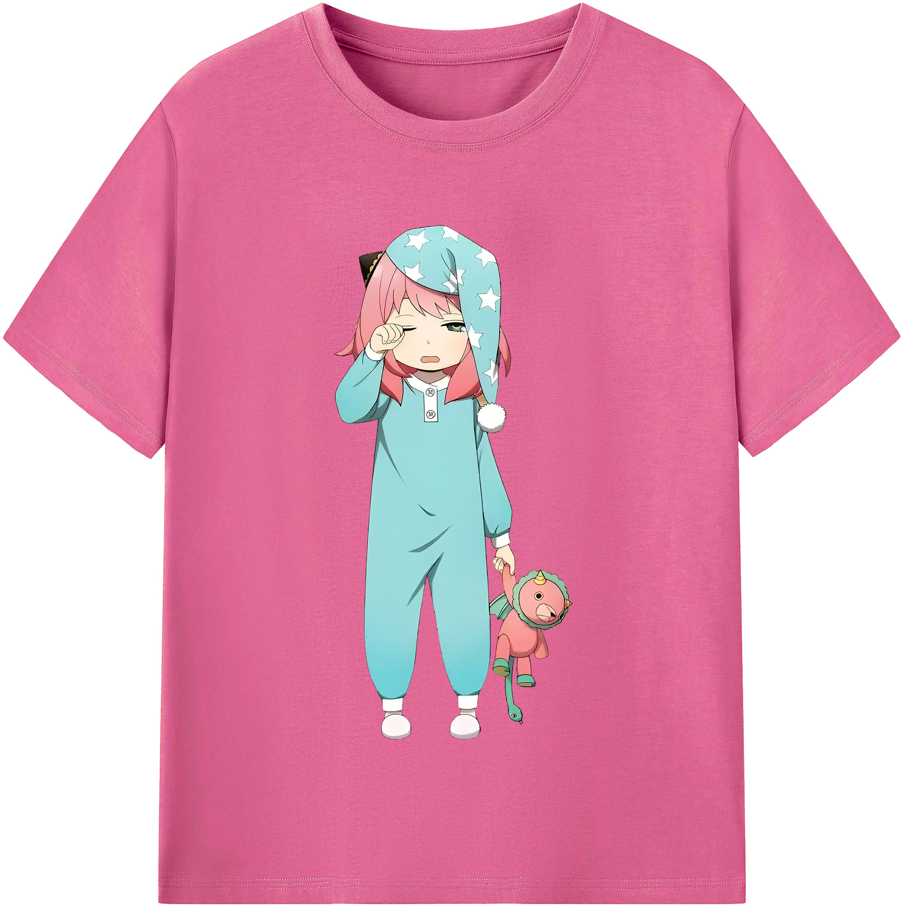 （画像用） SPY×FAMILY间谍家家酒 レディースカジュアルプリントTシャツ（綿100％）