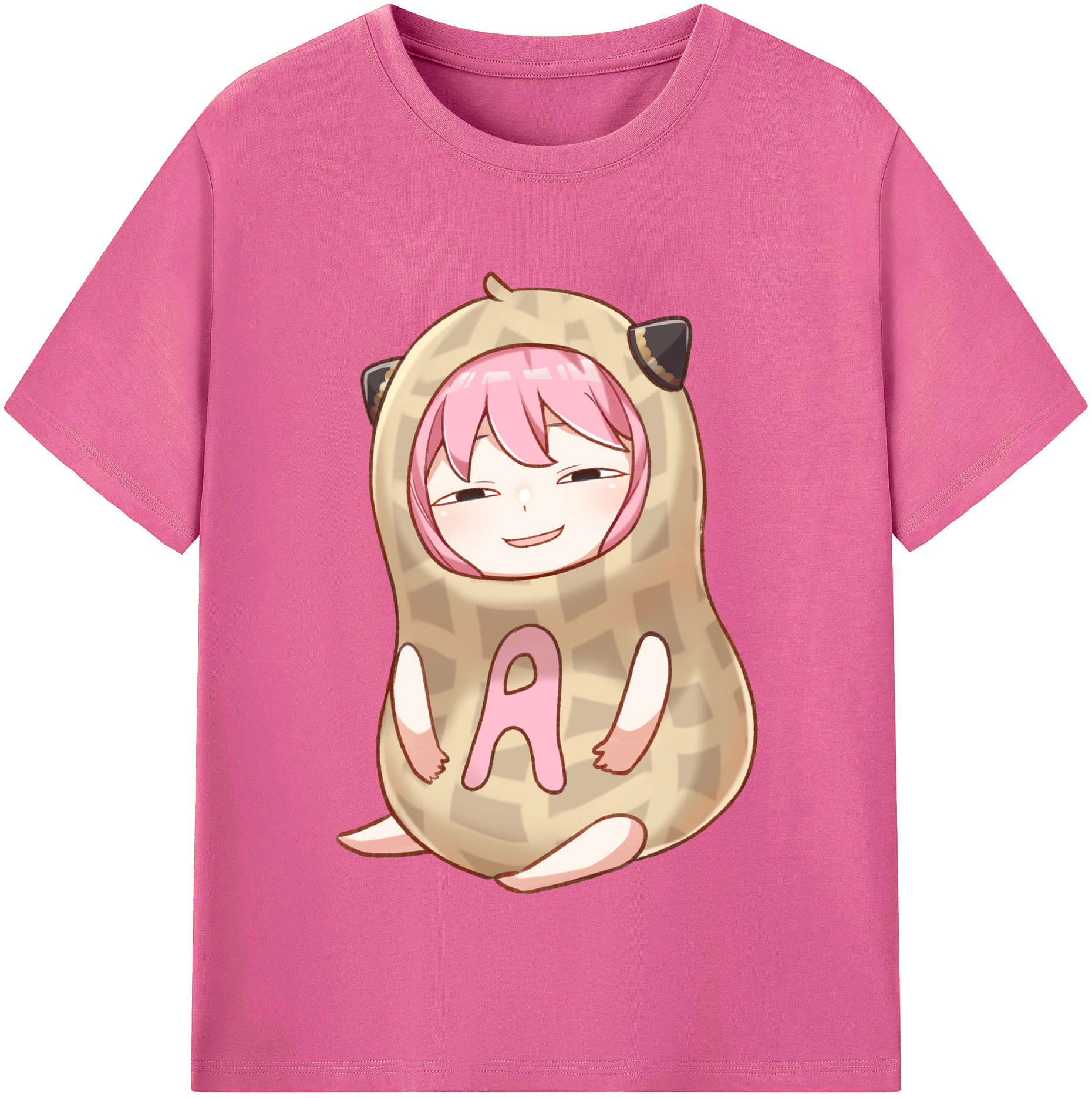 （画像用） SPY×FAMILY间谍家家酒 レディースカジュアルプリントTシャツ（綿100％）