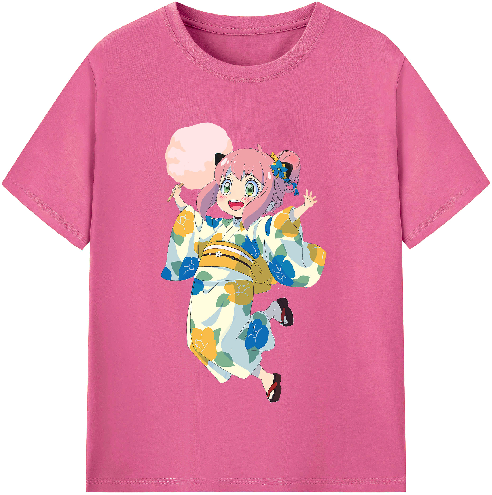 （画像用） SPY×FAMILY间谍家家酒 レディースカジュアルプリントTシャツ（綿100％）