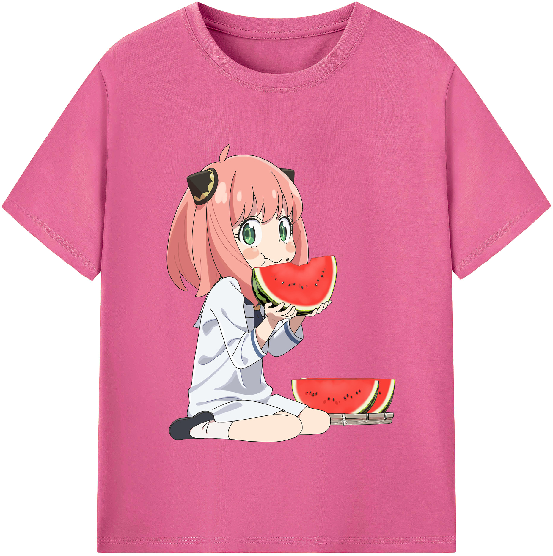 （画像用） SPY×FAMILY间谍家家酒 レディースカジュアルプリントTシャツ（綿100％）