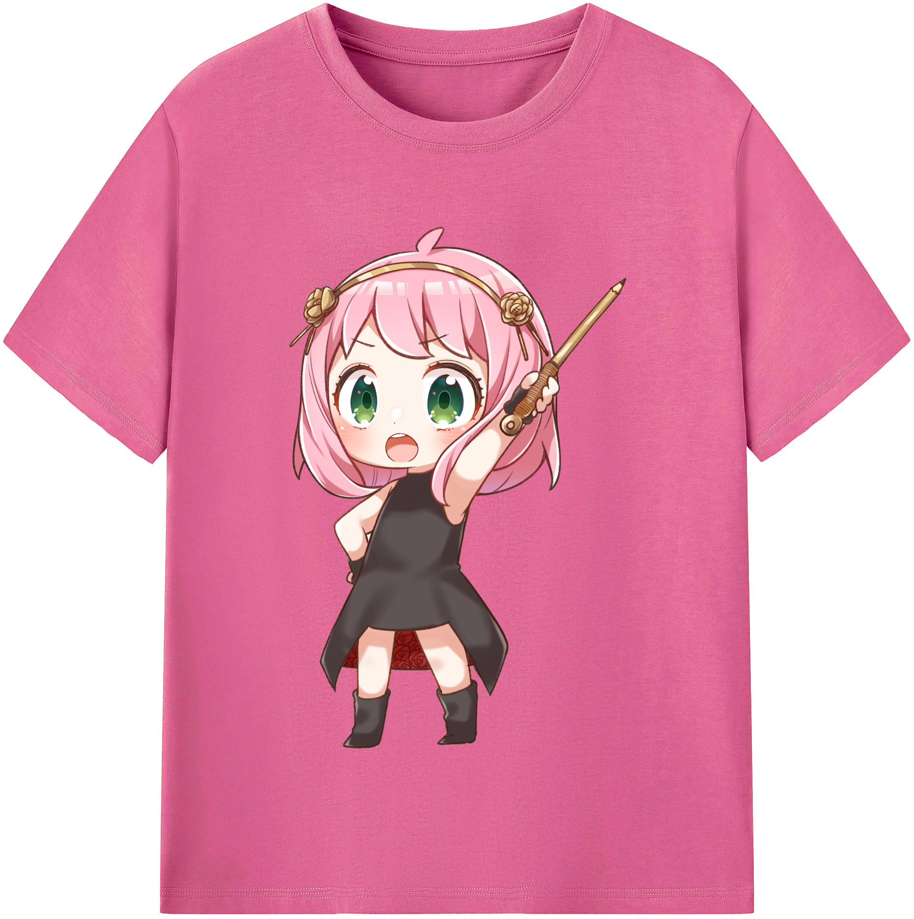 （画像用） SPY×FAMILY间谍家家酒 レディースカジュアルプリントTシャツ（綿100％）