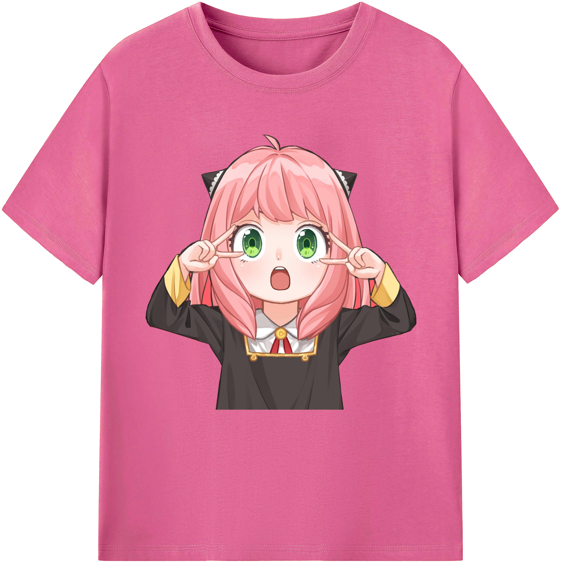 （画像用） SPY×FAMILY间谍家家酒 レディースカジュアルプリントTシャツ（綿100％）